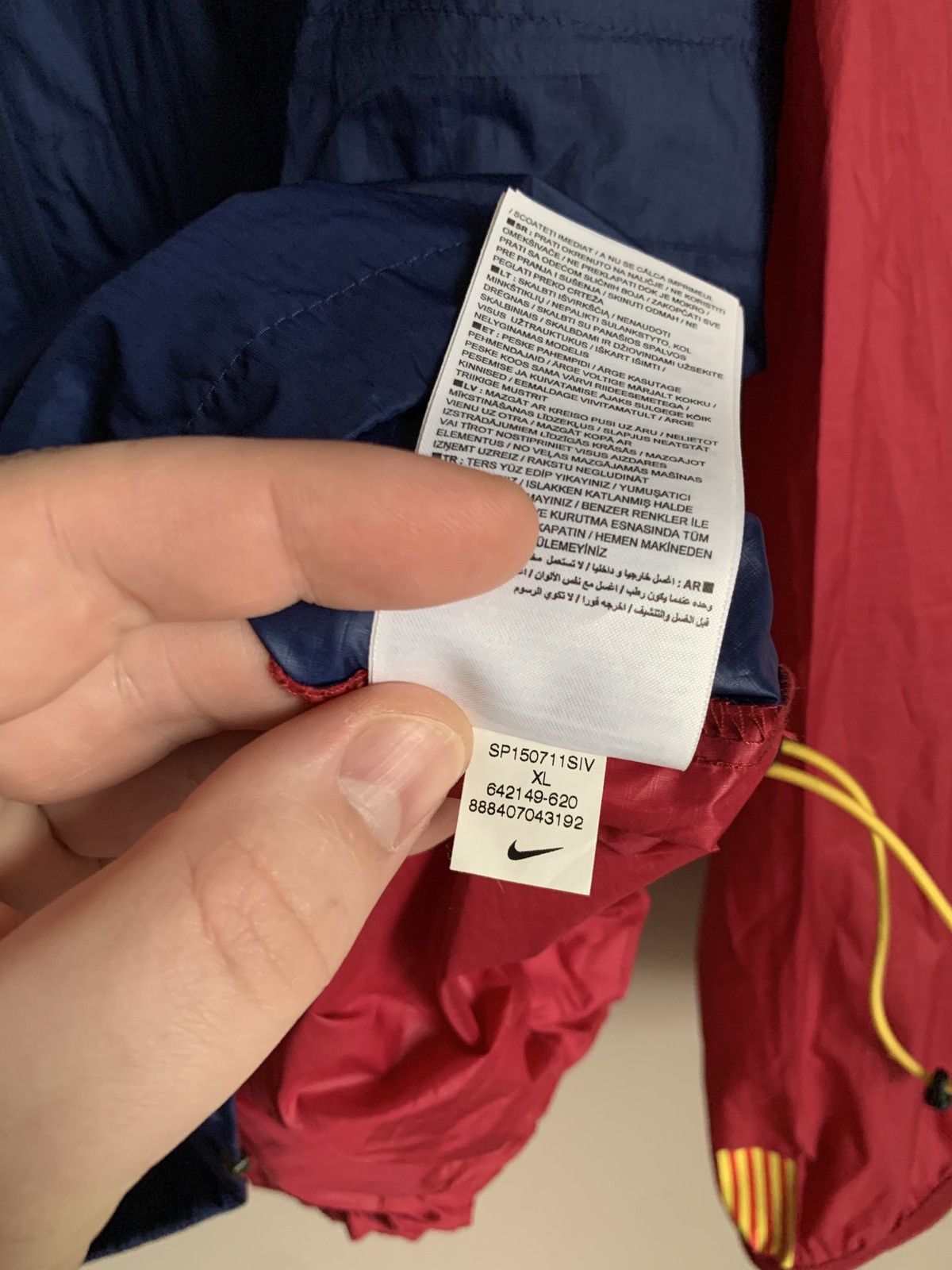 Nike Barcelona Football Track Full Zip Jacket Nike Soccer Size XL Size US XL / EU 56 / 4 - 12 Thumbnail