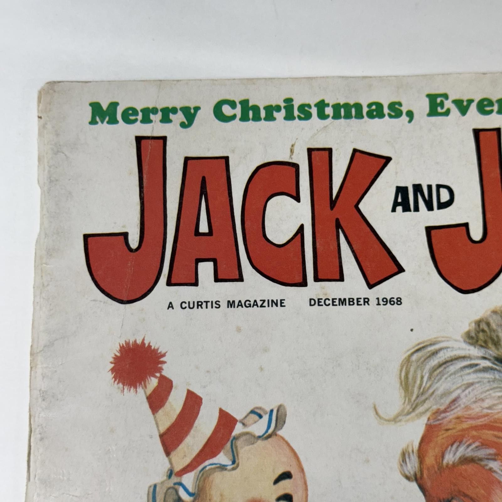 Designer Vintage Jack and Jill DEC 1968 Christmas Magazine Santa Size ONE SIZE - 4 Thumbnail