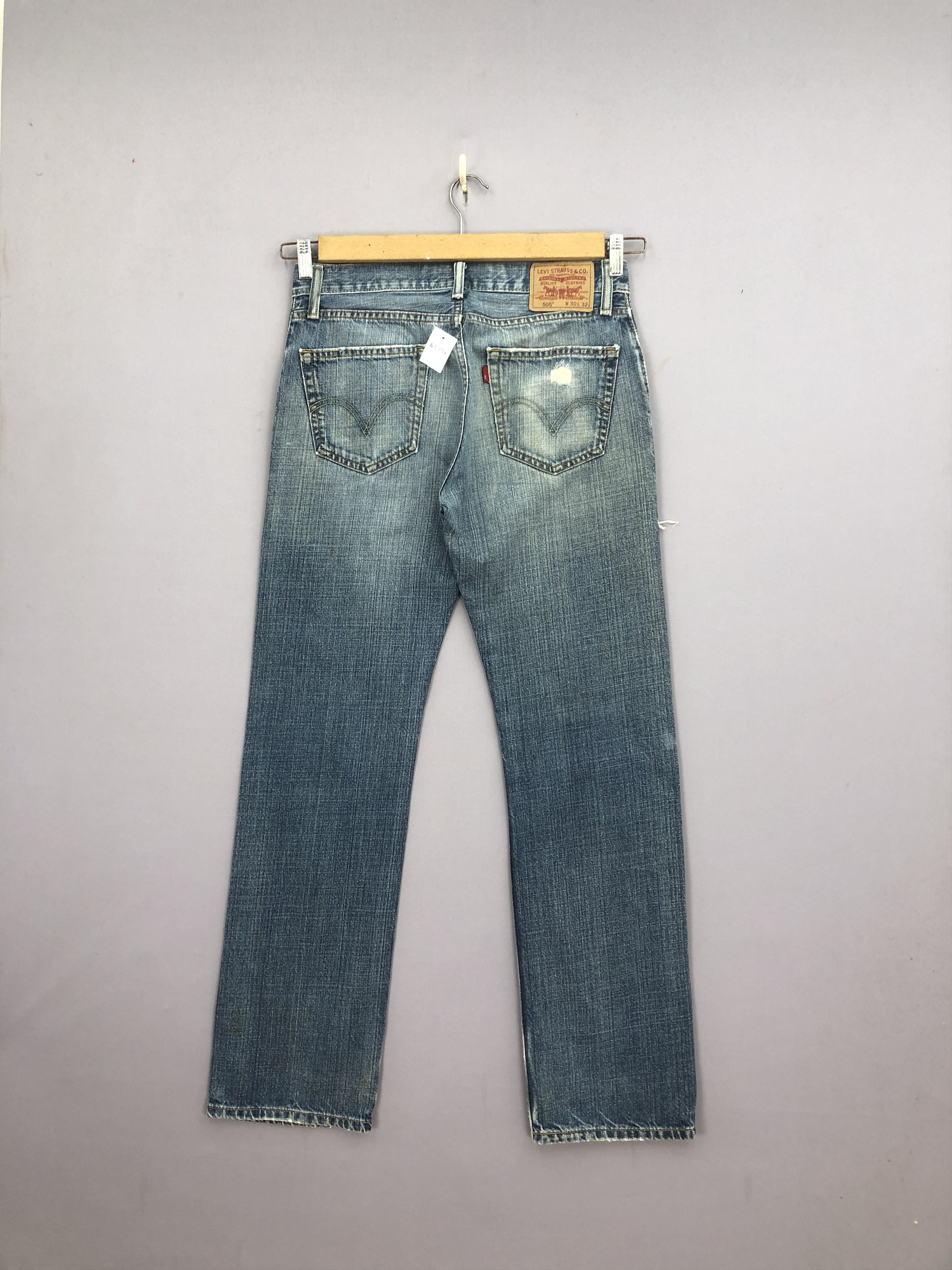 Levi's Vintage Y2K Distressed Levis Jeans Levi's Stonewash Denim Size US 30 / EU 46 - 2 Thumbnail