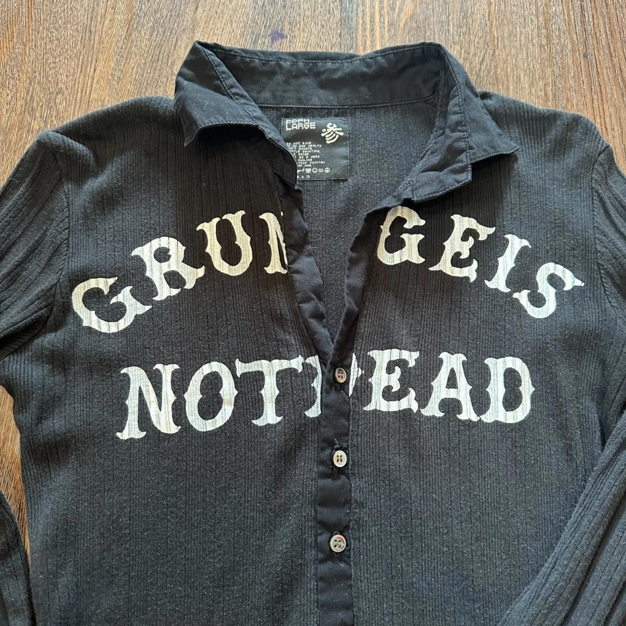 PPFM Ppfm Grungeisnotdead Longsleeve Size L Size US M / EU 48-50 / 2 - 2 Thumbnail