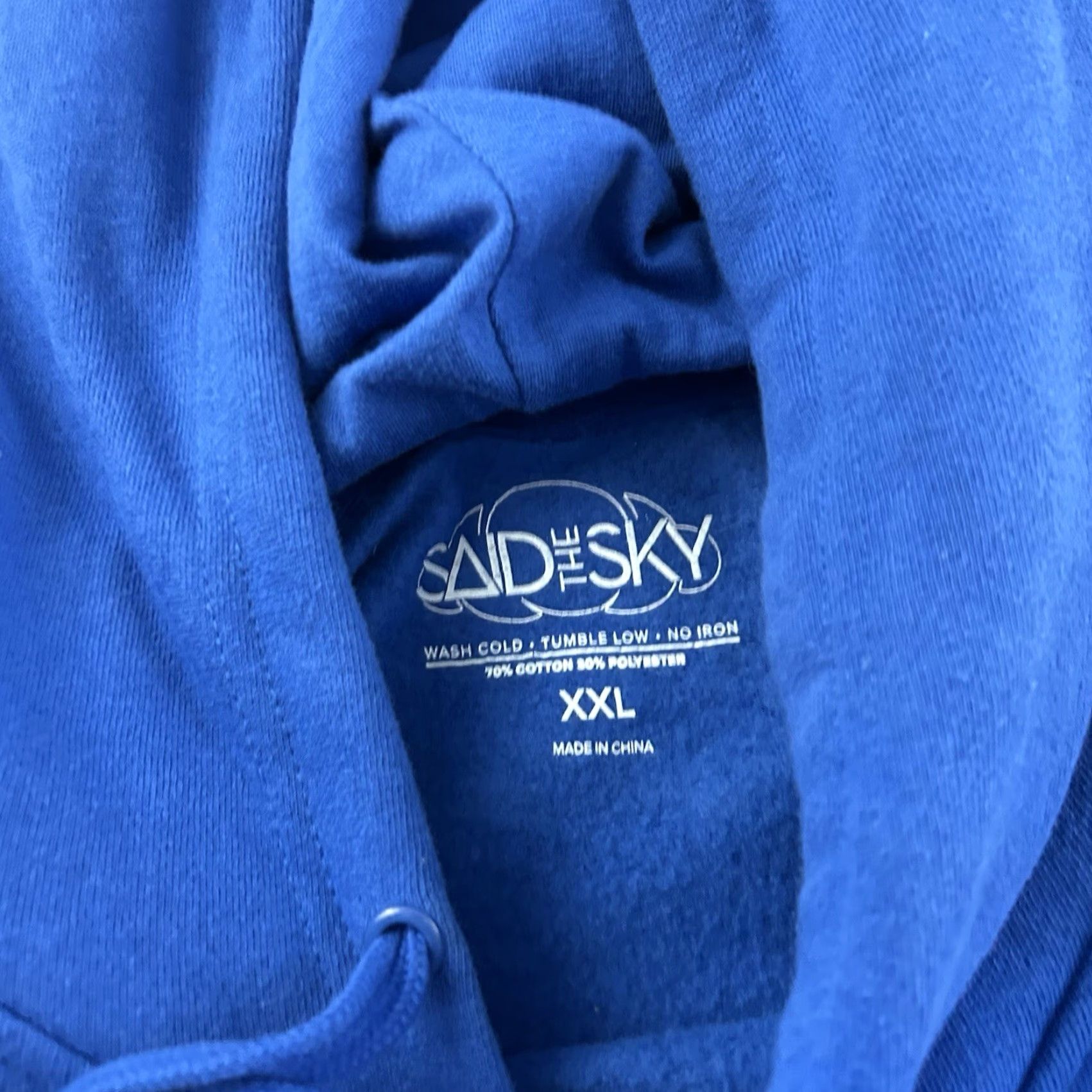 Vintage Said The Sky Red Rocks Hoodie Pullover Sweatshirt Men XXL Blue Size US XXL / EU 58 / 5 - 5 Thumbnail