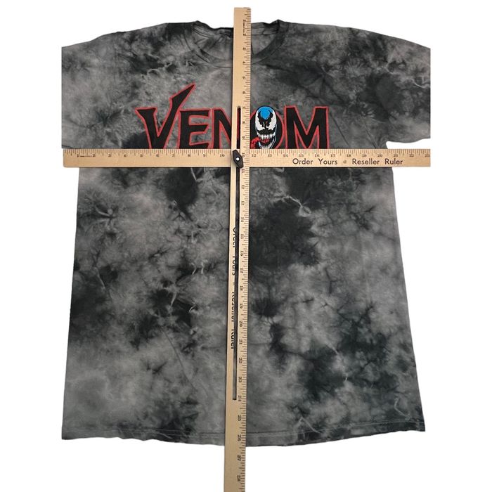 Marvel Comics Marvel’s Venom Black And Gray Tie Dye Shirt | Grailed