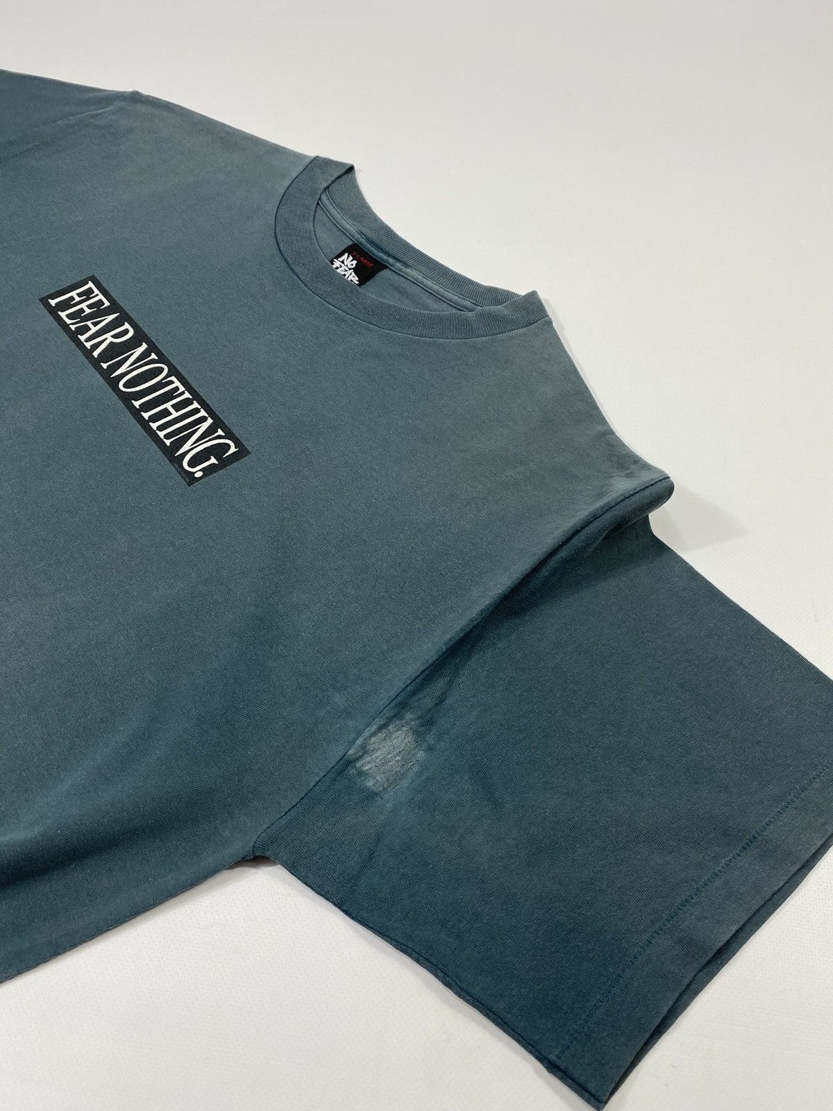 No Fear LASTDROP🔥1990 No Fear Nothing Sunfaded Single Stitch T-shirt Size US XL / EU 56 / 4 - 5 Thumbnail