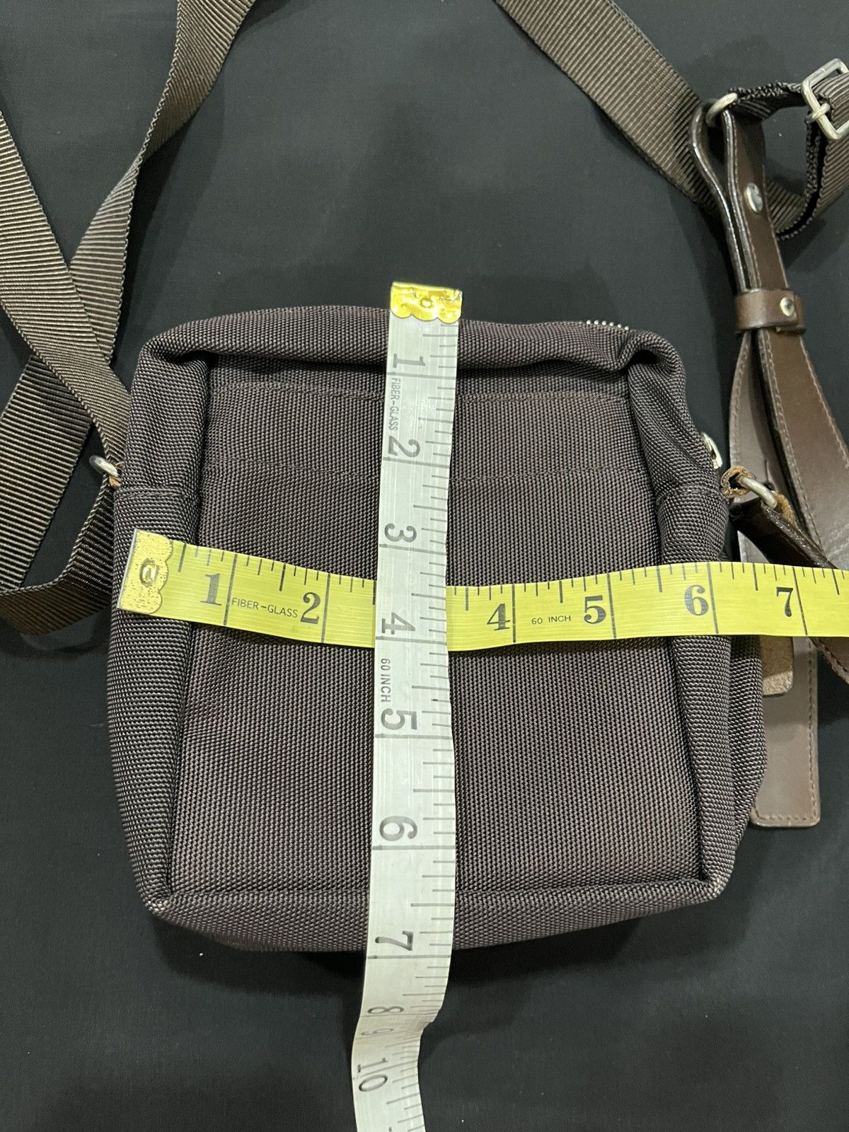 Yohji Yamamoto YSaccs Yohji Yamamoto Crosbody Leather Mini Sling Bag Size ONE SIZE - 13 Thumbnail