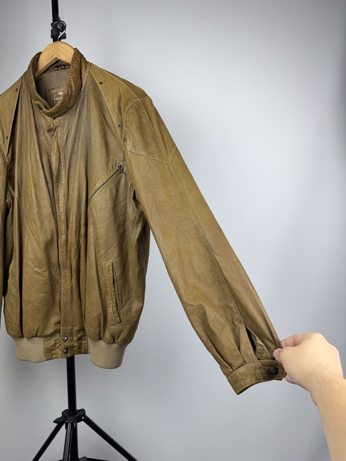 Japanese Brand Vintage 90s Retro Rock Punk Opium The King Leather jacket Size US L / EU 52-54 / 3 - 5 Thumbnail