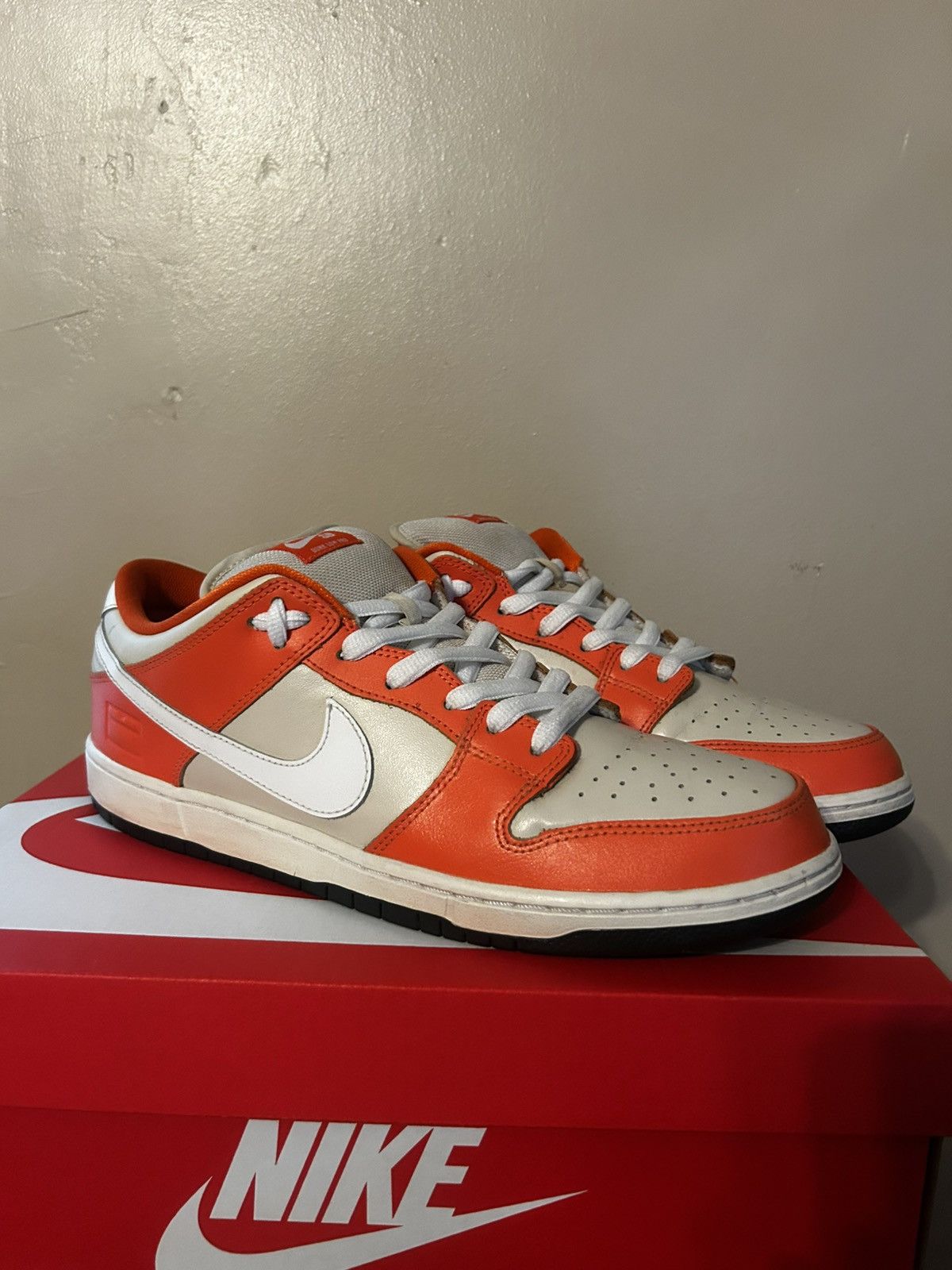 Nike Nike SB Dunk Low Orange Box Size US 13 / EU 46 - 6 Thumbnail