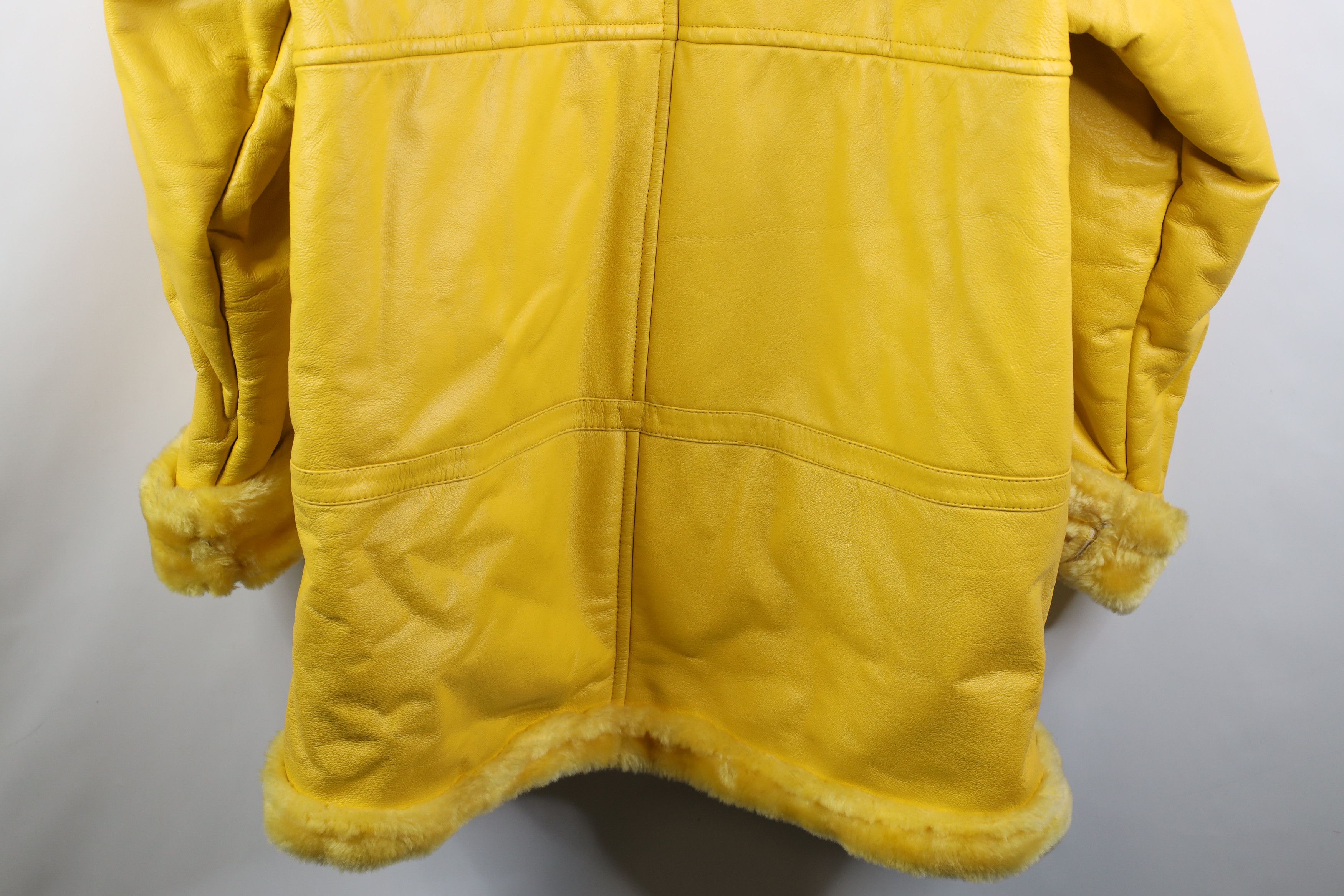 Vintage Vintage 90s Streetwear Sherpa Leather B3 Hooded Parka Jacket Size XL / US 12-14 / IT 48-50 - 15 Thumbnail