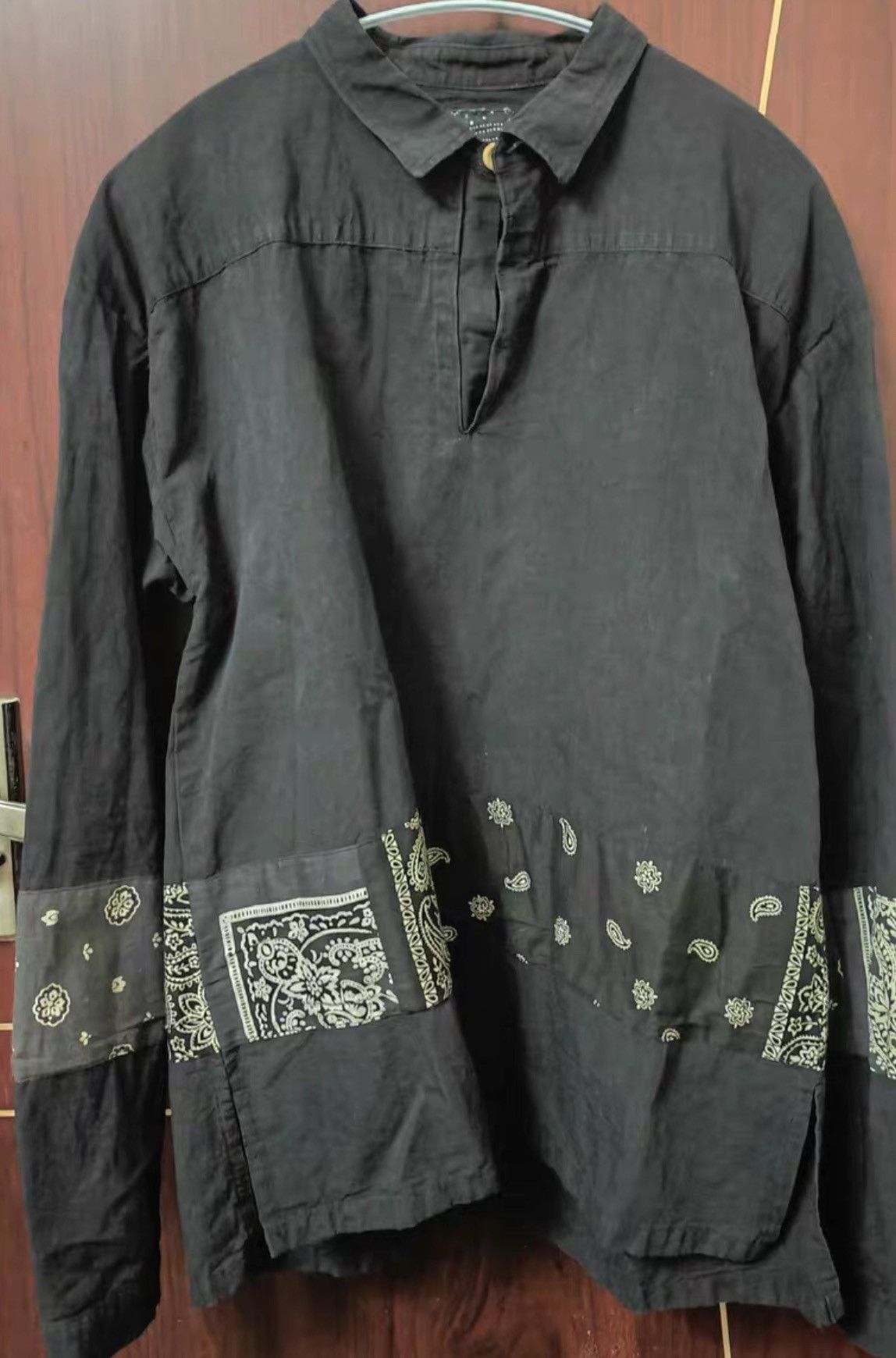 Visvim BLACK NUI JIME TUNIC PO sz 5 | Grailed