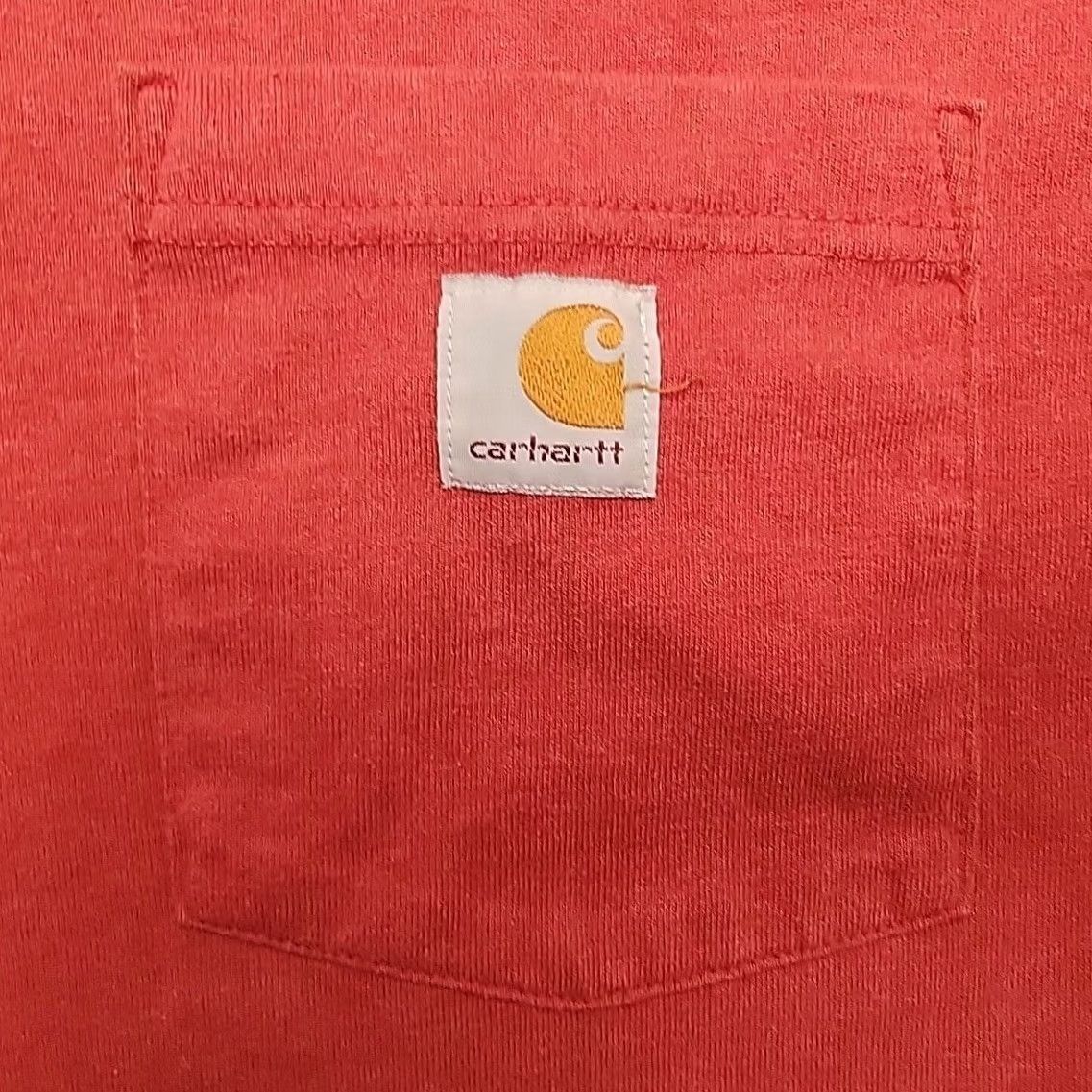 Carhartt Carhartt Shirt Men L Red Loose Fit Short Sleeve Crewneck Pocket TEE K87 Work Size US L / EU 52-54 / 3 - 4 Thumbnail