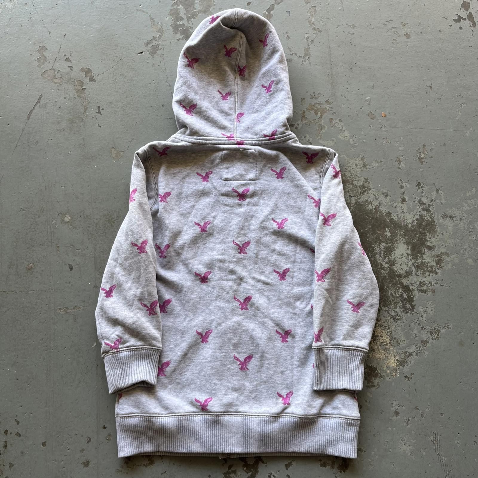 American Eagle Outfitters × Vintage Vintage Y2K AOP American Eagle Full Zip Grunge Hoodie Size M / US 6-8 / IT 42-44 - 4 Thumbnail
