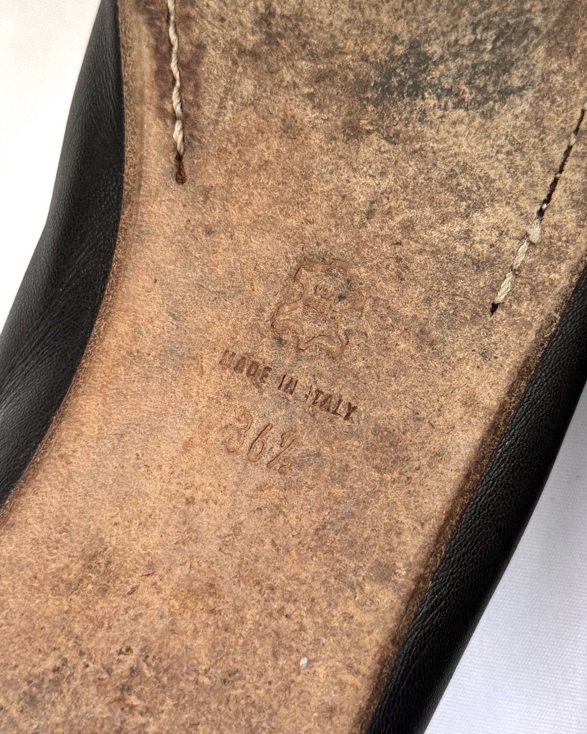 Jil Sander Jil Sander Leather Elegant Square Toe Ballet Flats Size US 6.5 / IT 36.5 - 12 Thumbnail