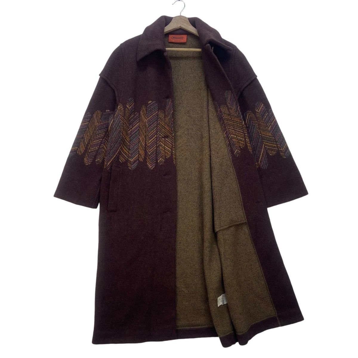 Missoni Made in Italy Missoni Wool Heavy Coat Size M / US 6-8 / IT 42-44 - 3 Thumbnail