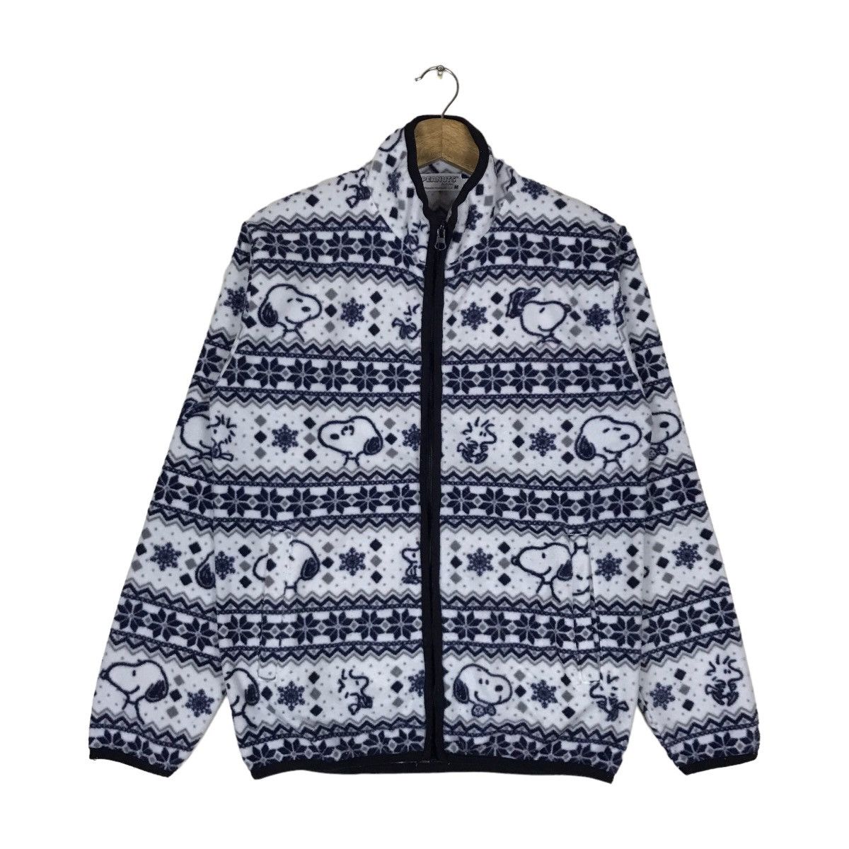 Vintage Snoopy Peanuts Full Print Fleece Jacket