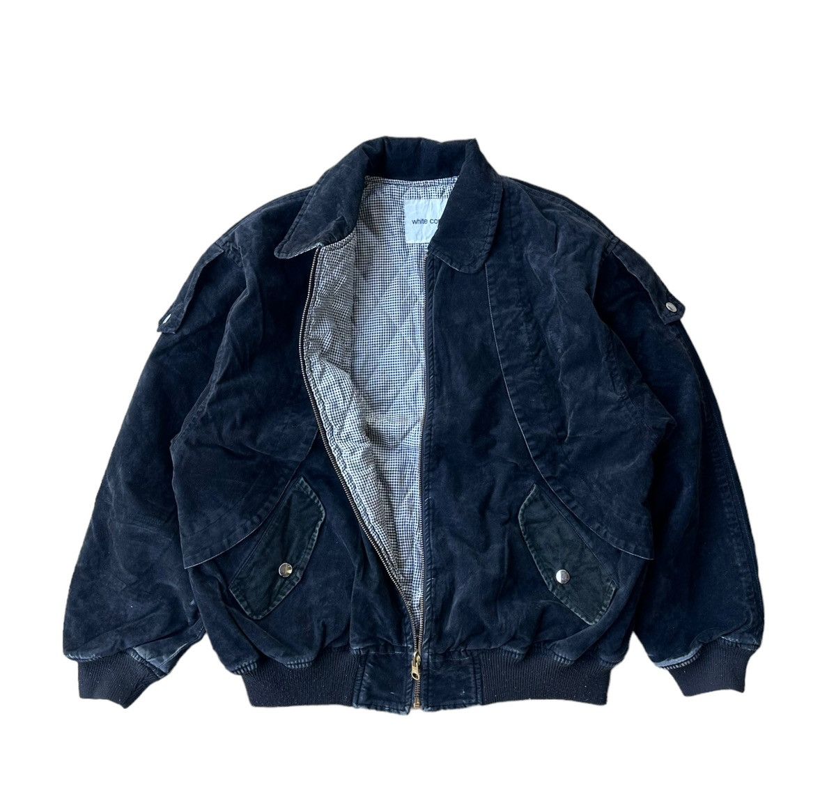 Japanese Brand White coral bomber jacket Size US L / EU 52-54 / 3 - 4 Thumbnail