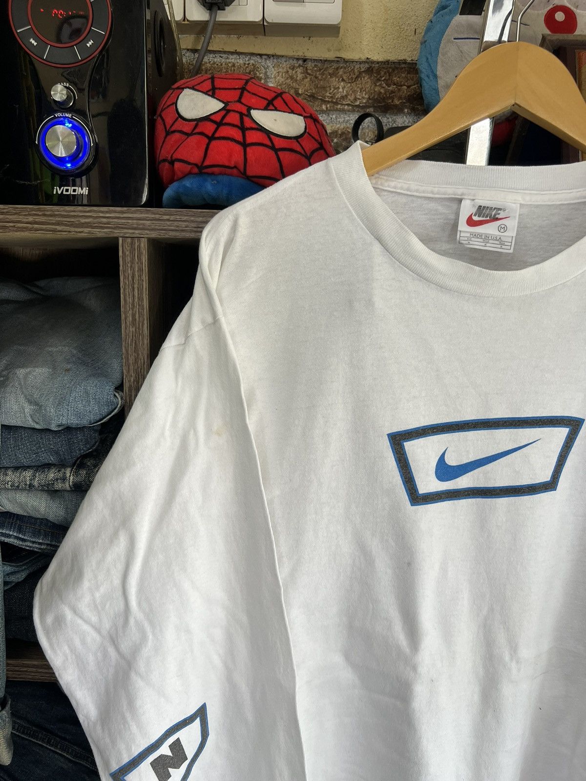 Nike 🔥Vintage Nike Swoosh Made in Usa Long Sleeves Size US M / EU 48-50 / 2 - 3 Thumbnail
