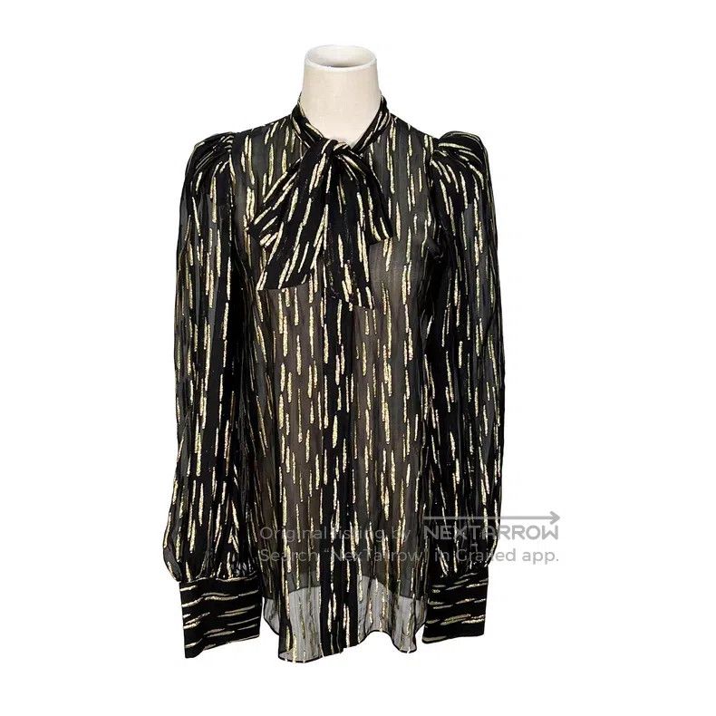 Givenchy Givenchy Color Blocked Shirt (Silk + Polyester) Size US XXS / EU 40 - 1 Thumbnail