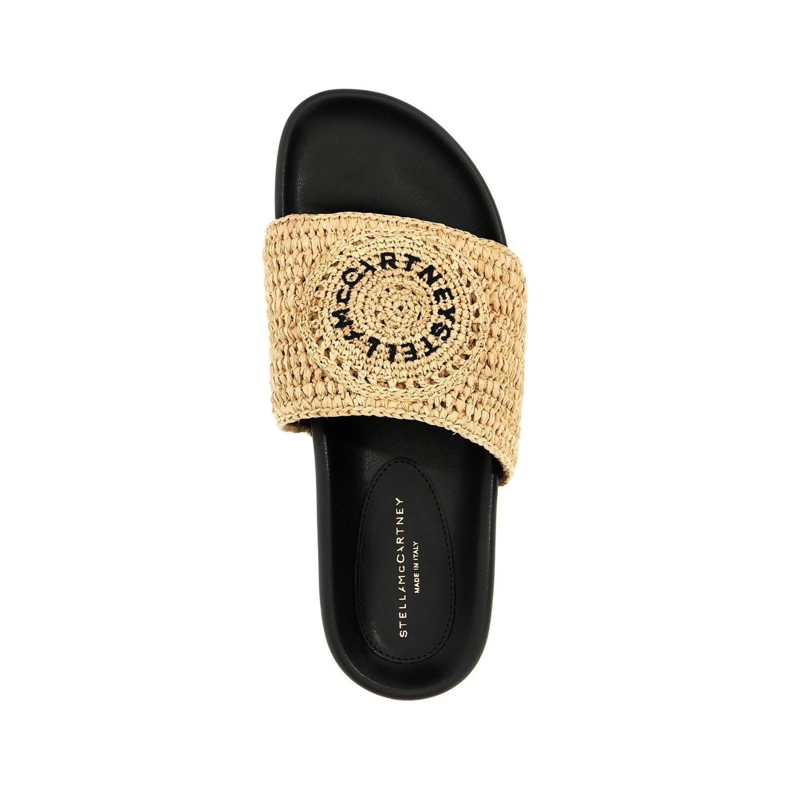 Stella McCartney STELLA MCCARTNEY Elyse Beige Raffia Sandals New & Authentic Size US 8 / IT 38 - 4 Thumbnail