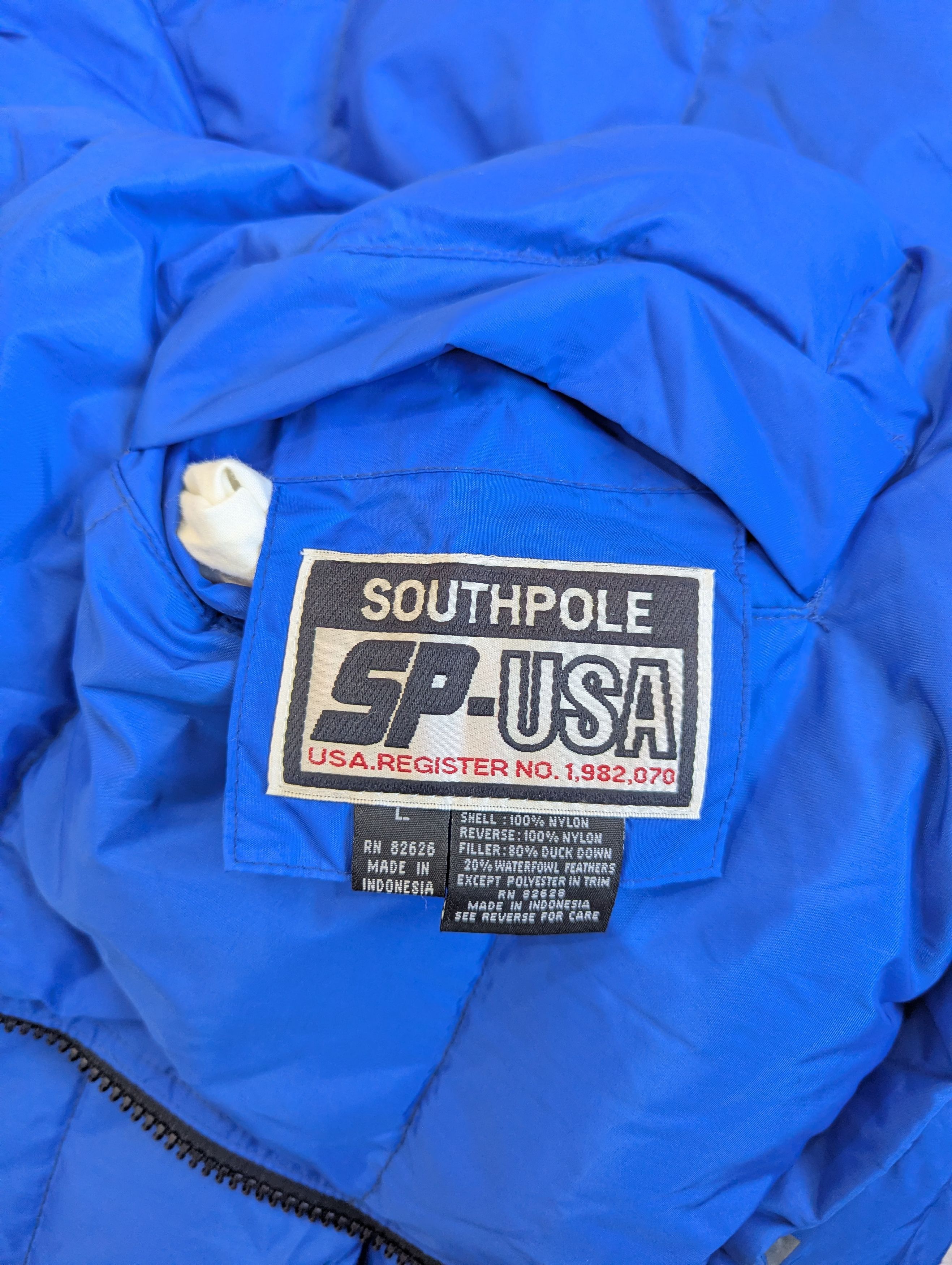 Japanese Brand Southpole Puffer Reversible Y2K Vintage 00s Rare Size US L / EU 52-54 / 3 - 5 Thumbnail