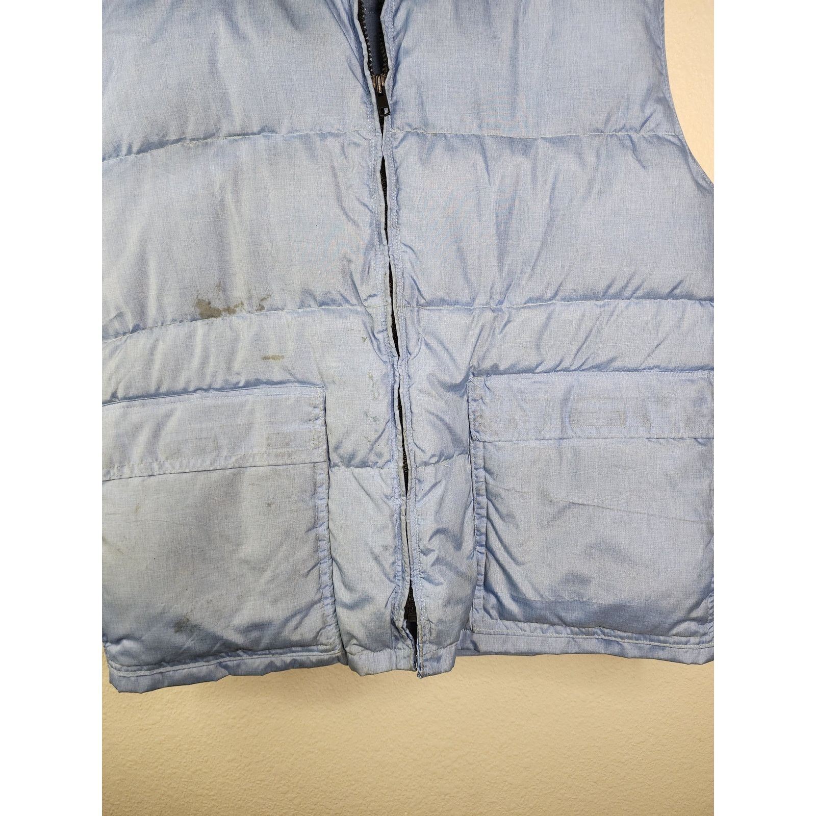 Vintage Vintage Blue Puffer Vest Frostline Puffer Quilted 70s Size US M / EU 48-50 / 2 - 2 Thumbnail