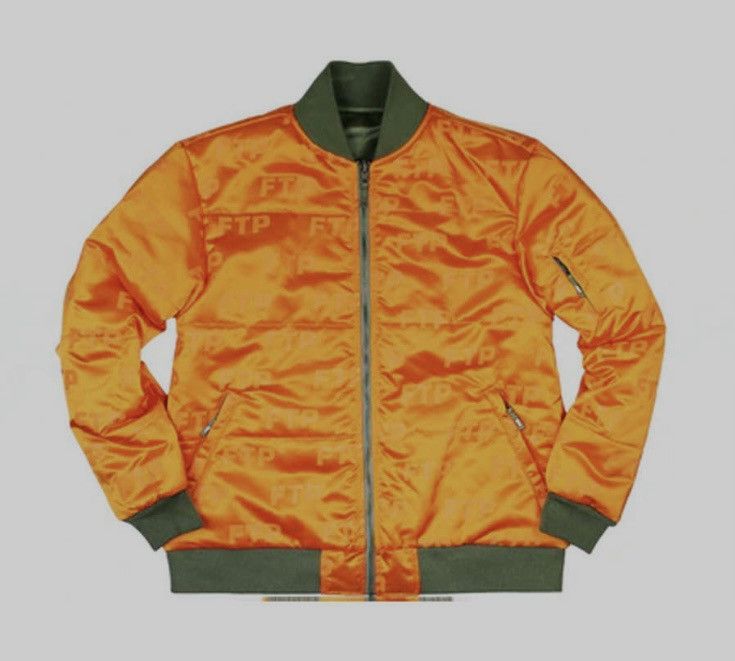 Fuck The Population FTP reversible bomber jacket Olive Size US L / EU 52-54 / 3 - 3 Thumbnail