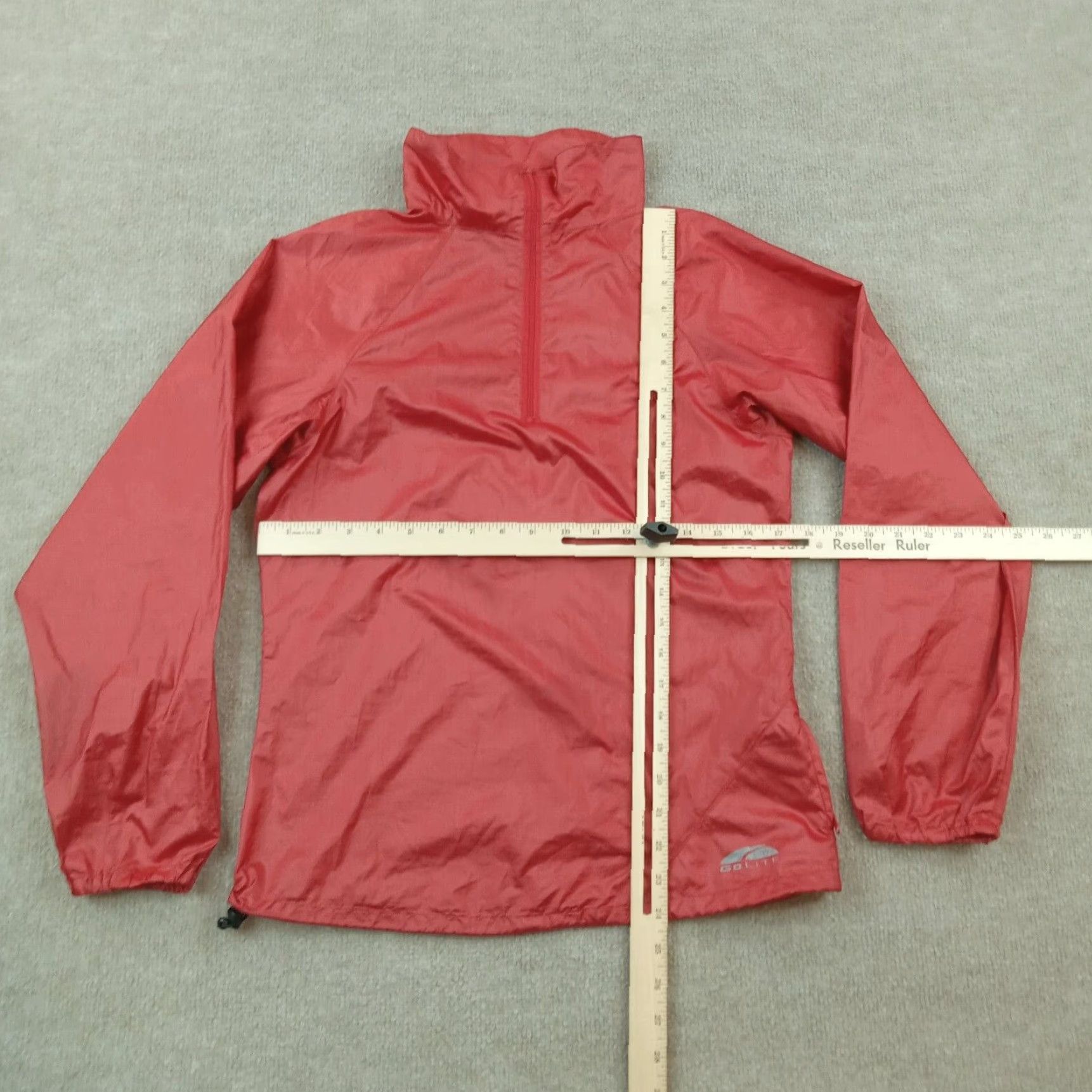 Vintage Go Lite Jacket Womens Small Red Full Zip Outdoor Lightweight Windbreaker Jacket Size S / US 4 / IT 40 - 2 Thumbnail