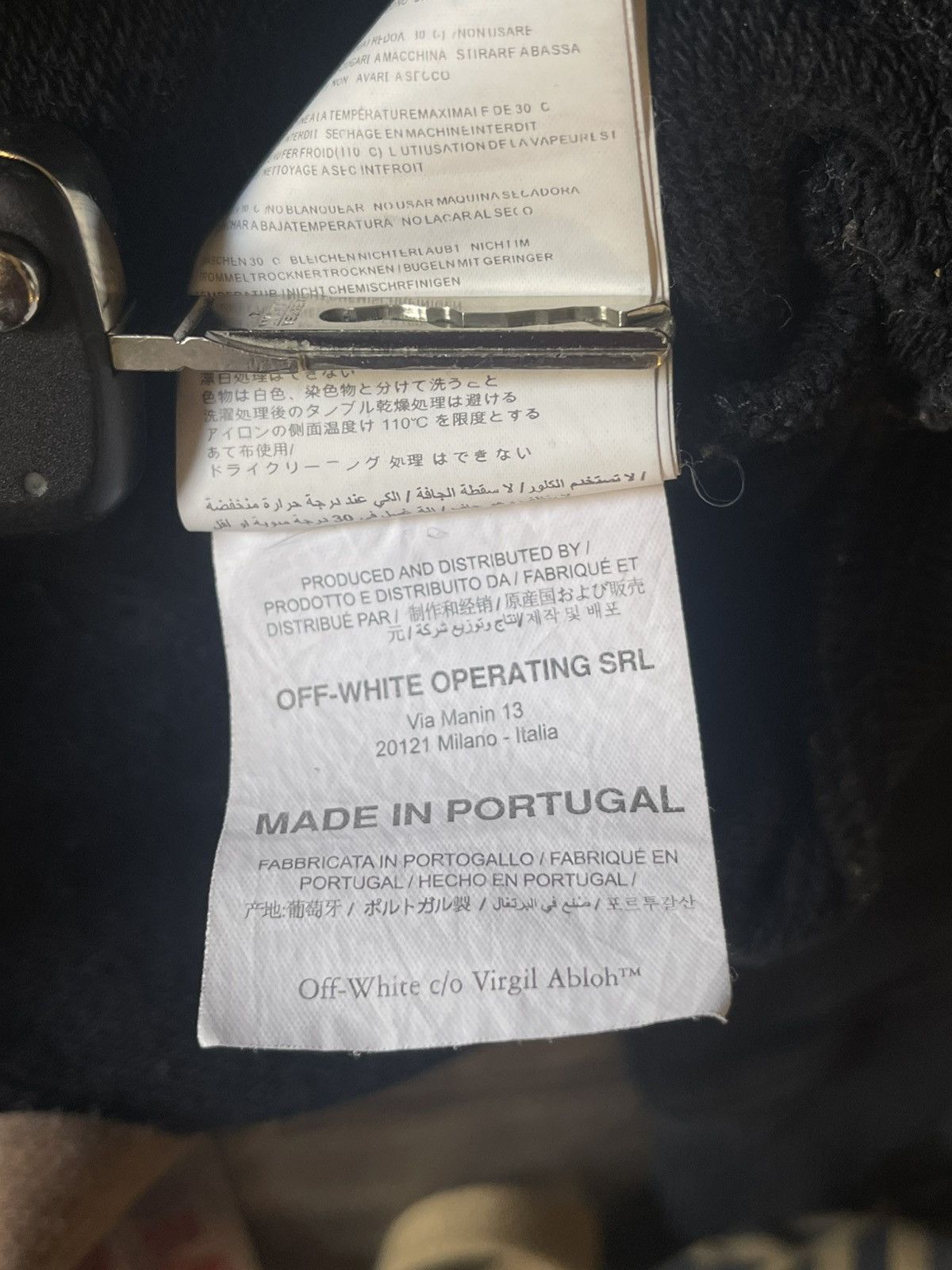 Off-White Off-White Virgil Abloh Ripped Arrows Logo Sweatshirt Size US XS / EU 42 / 0 - 8 Thumbnail