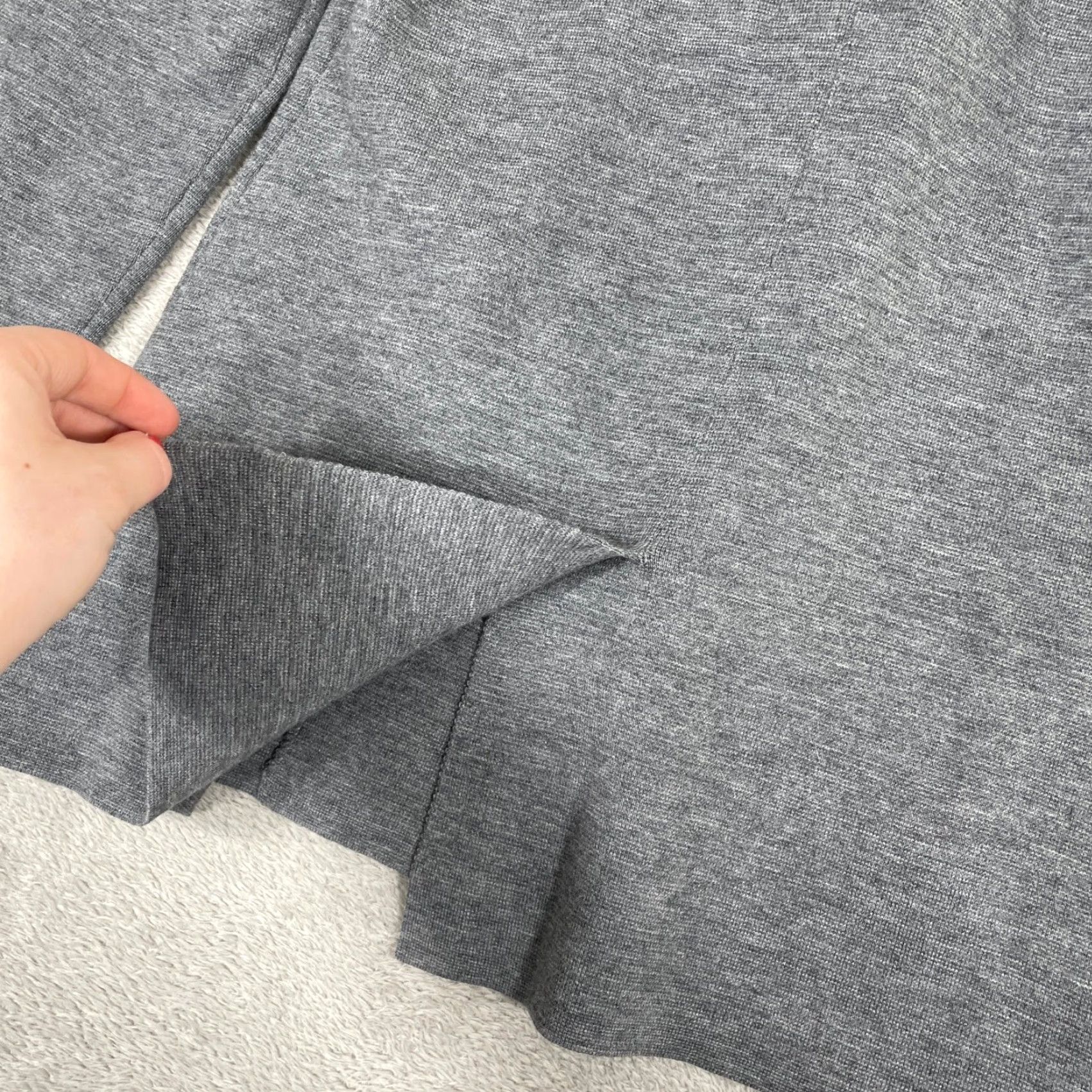 Vintage VINTAGE 1901 Knit Blazer Womens Small Gray Merino Wool Blend Soft Professional Workwear Size S / US 4 / IT 40 - 6 Thumbnail