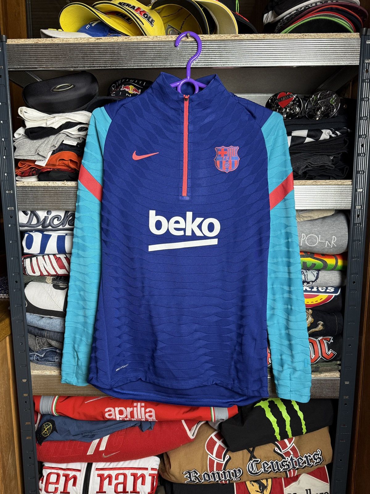 Nike Nike BEKO FC Barcelona Away Jersey Longsleeve Shirt Barca Size S / US 4 / IT 40 - 1 Thumbnail