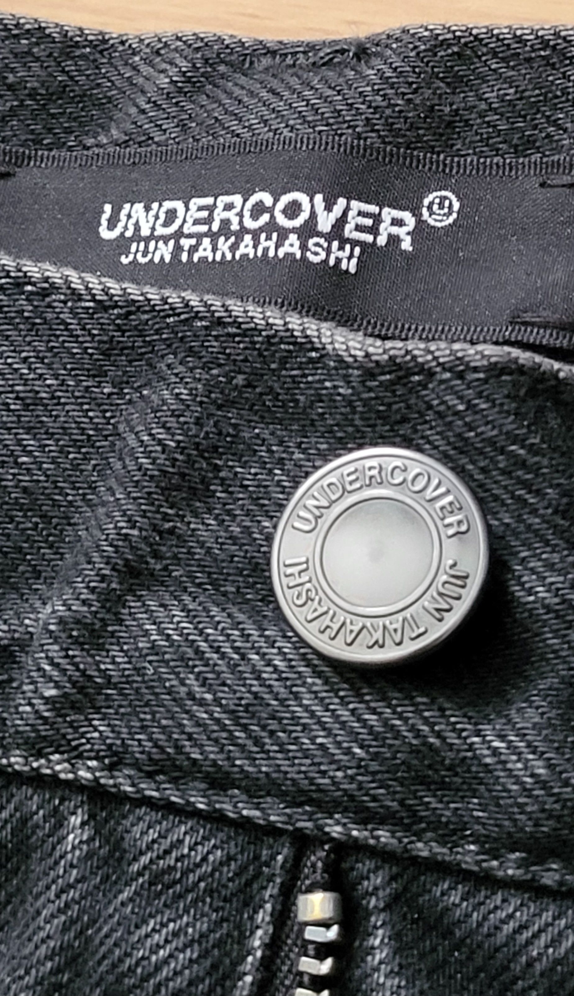Undercover New Undercover 2023SS Black Zipper Knee Jeans UC1C4503 Size US 32 / EU 48 - 3 Thumbnail