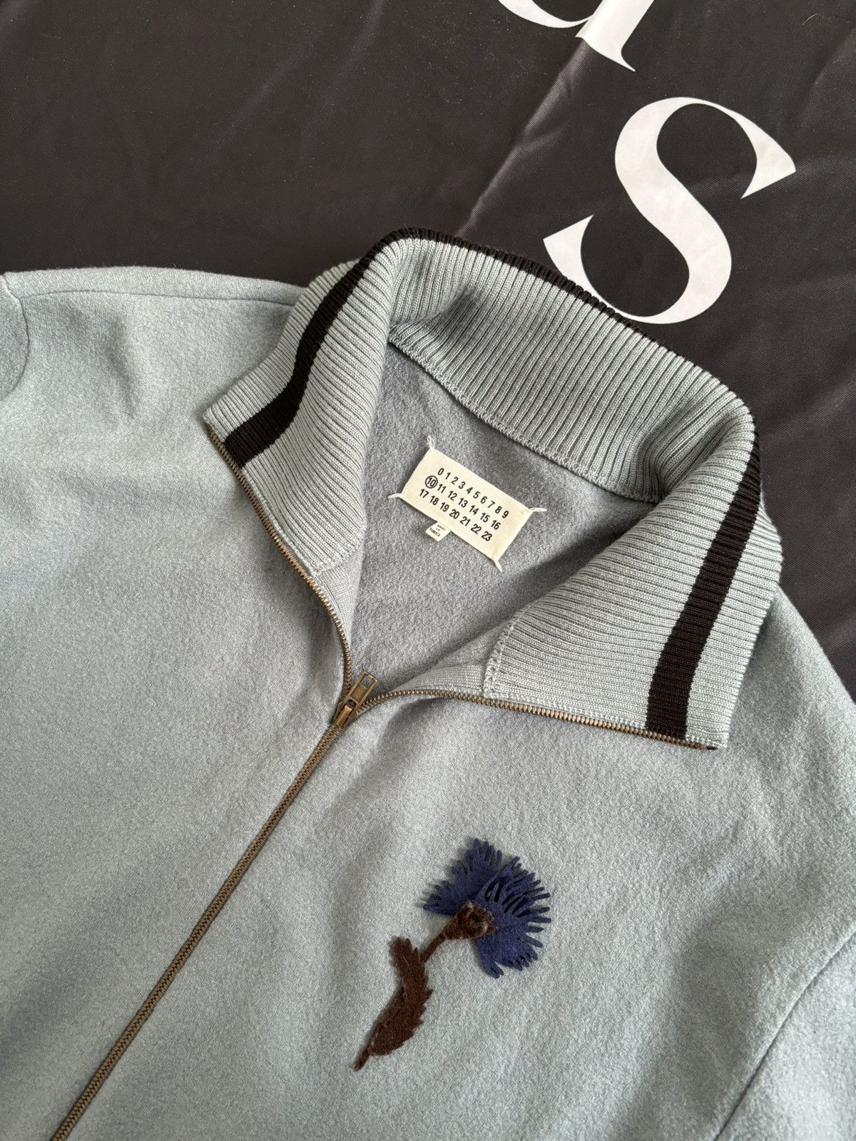 Maison Margiela Maison Margiela Blue Track Jacket Size US M / EU 48-50 / 2 - 2 Thumbnail