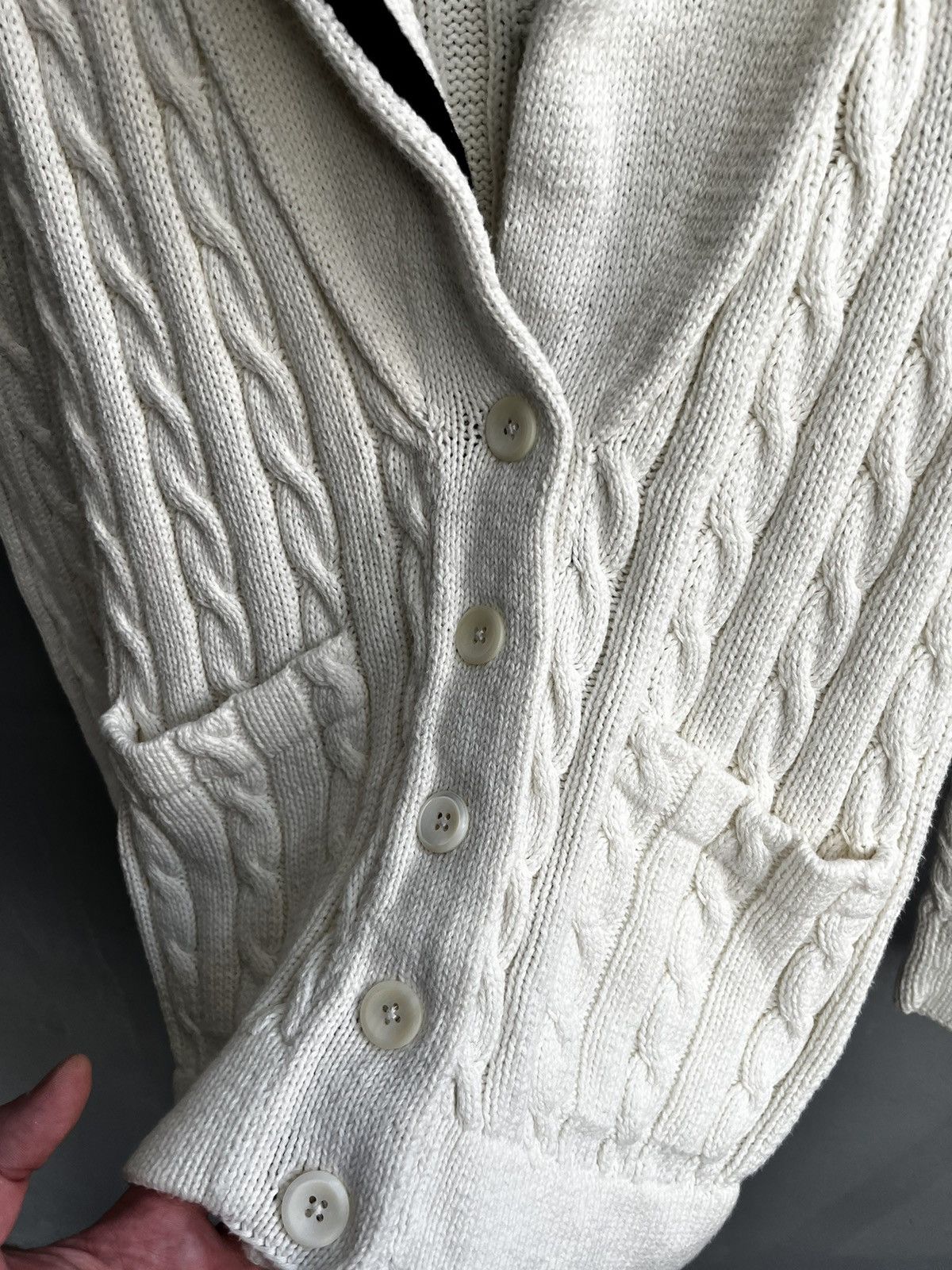 Ralph Lauren × Vintage Ralph Lauren knit sweater cardigan vintage Size M / US 6-8 / IT 42-44 - 8 Thumbnail