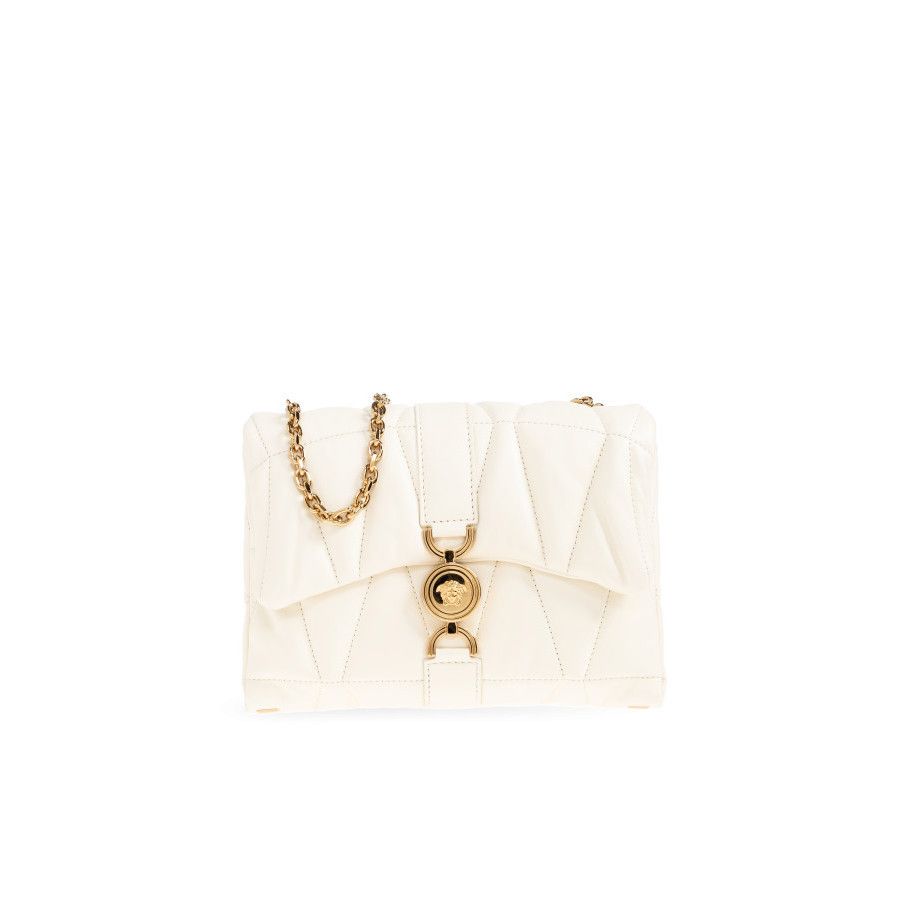 Versace VERSACE Kleio Cream Leather Shoulder Bag New & Authentic Size ONE SIZE - 1 Thumbnail