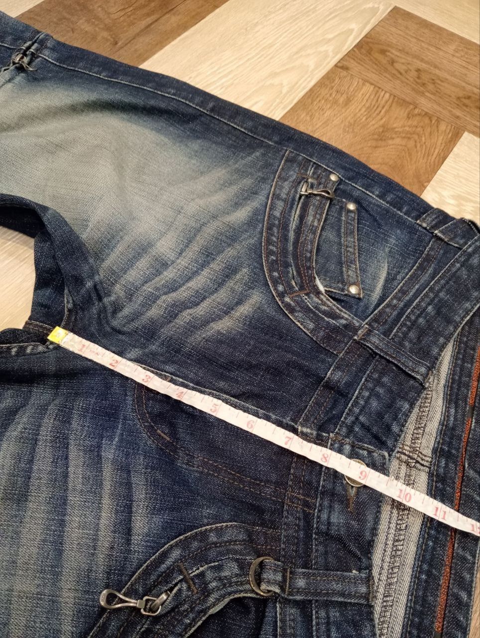 Nicole Club NICOLE CLUB FOR MEN JAPAN 3D DENIM WITH UNIQUE ZIPPER PANTS Size US 33 - 12 Thumbnail