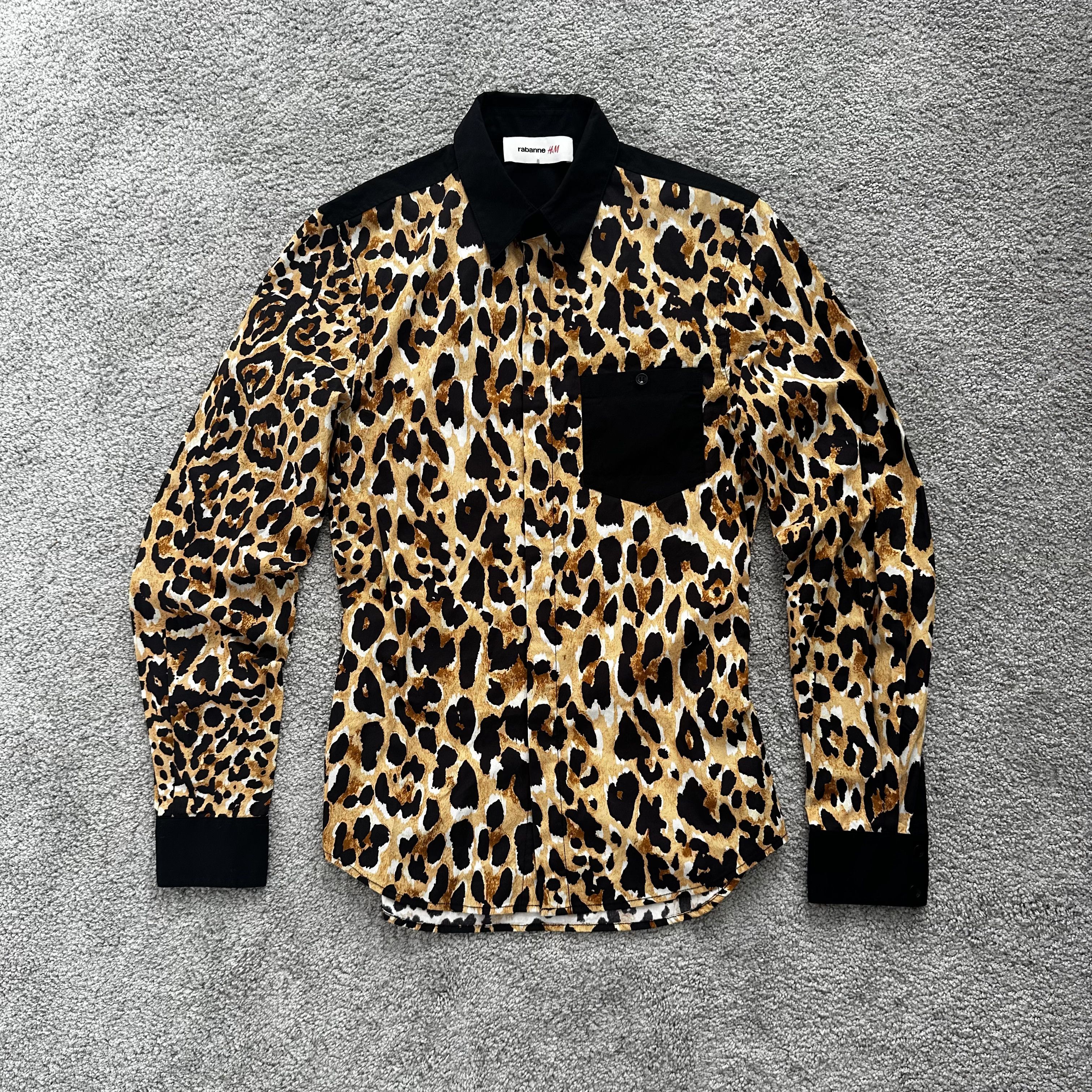 H&M × Paco Rabanne Rabanne x H&M Leopard Print Shirt Size XS Size US XS / EU 42 / 0 - 1 Thumbnail