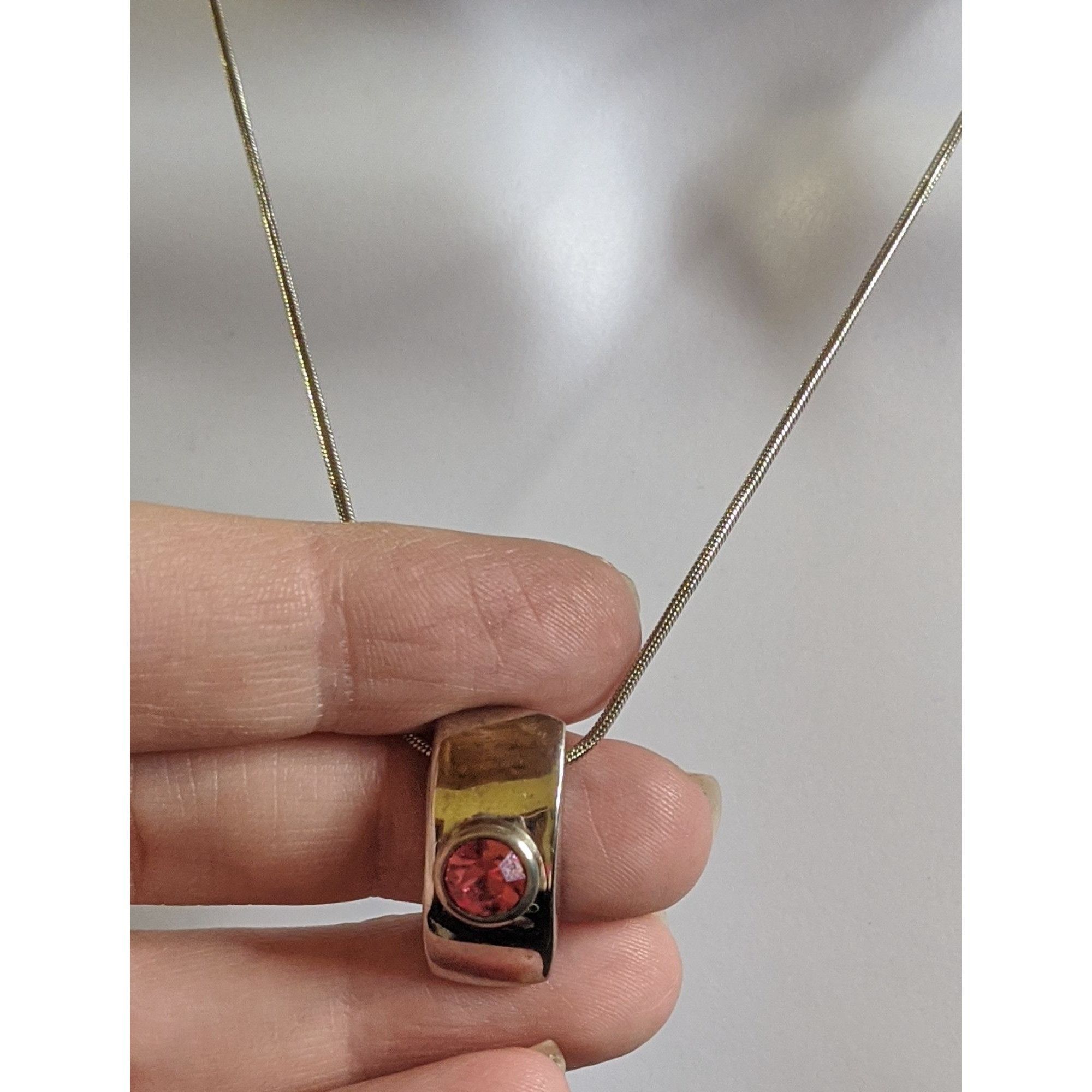 Other Modern Silver Tone Customizable Pendant Necklace With Pink G Size ONE SIZE - 5 Thumbnail