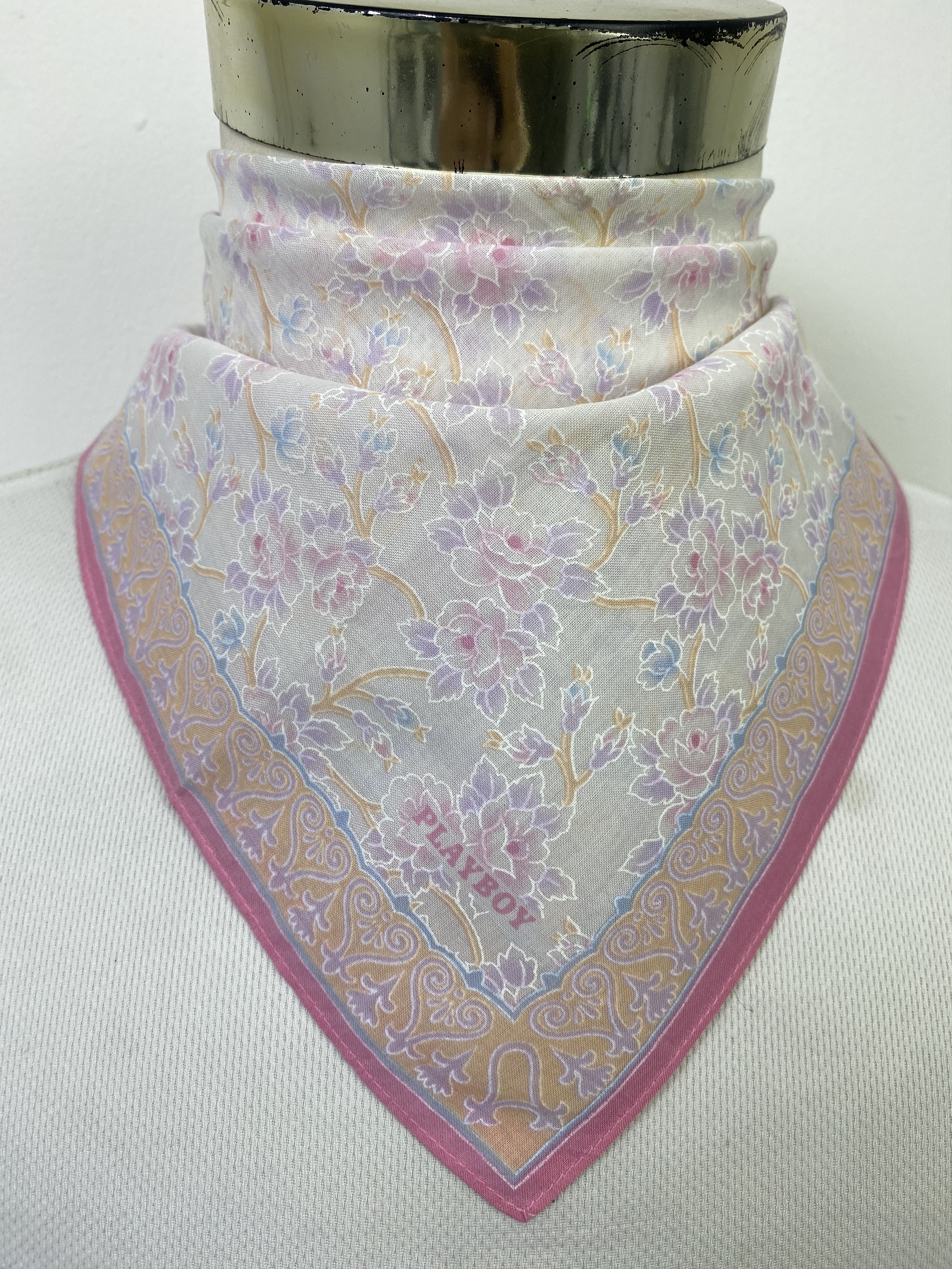 Playboy Vintage Playboy Handkerchief / Neckerchief KT0084 Size ONE SIZE - 2 Thumbnail