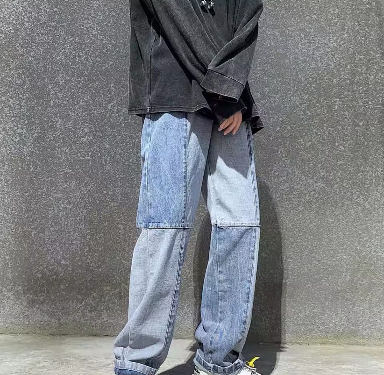 Japanese Brand × Vintage Streetwear straight loose punk style jeans Size US 32 / EU 48 - 2 Thumbnail