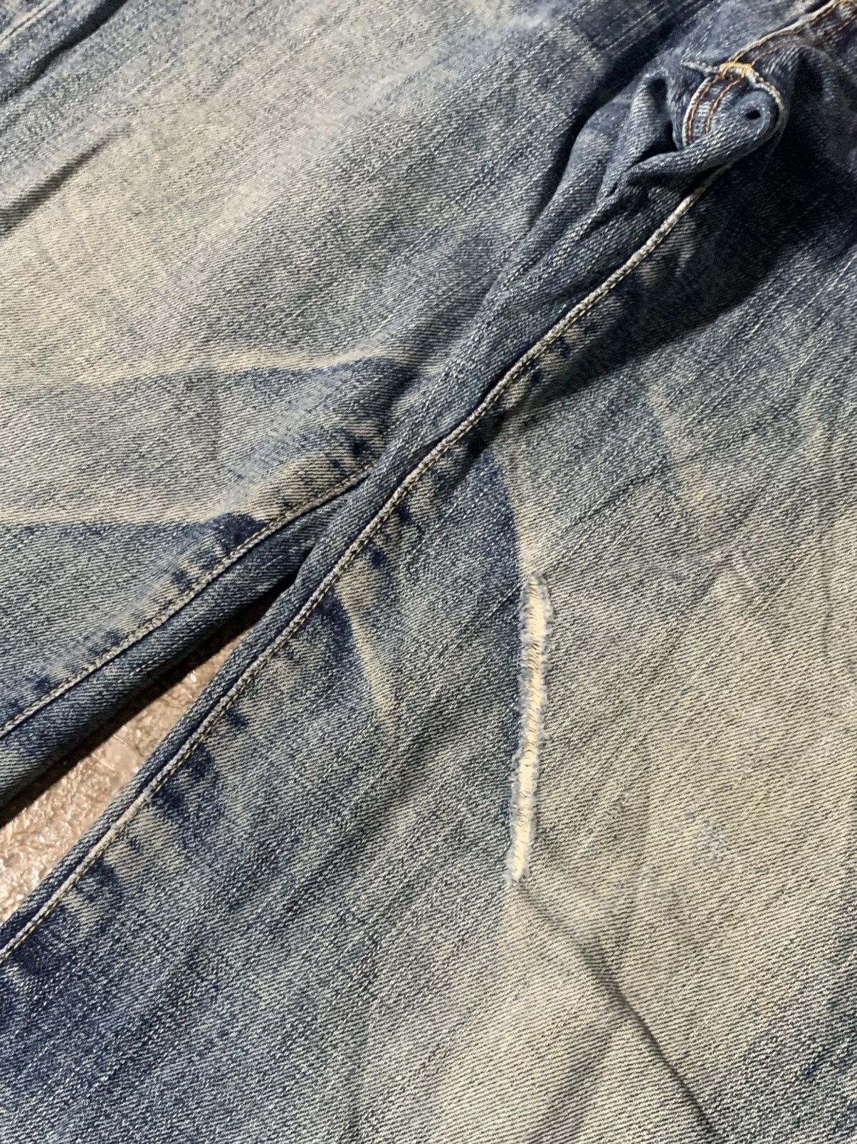 Uniqlo Uniqlo S-002 Distress Relaxed Cut Jeans Size US 29 - 3 Thumbnail