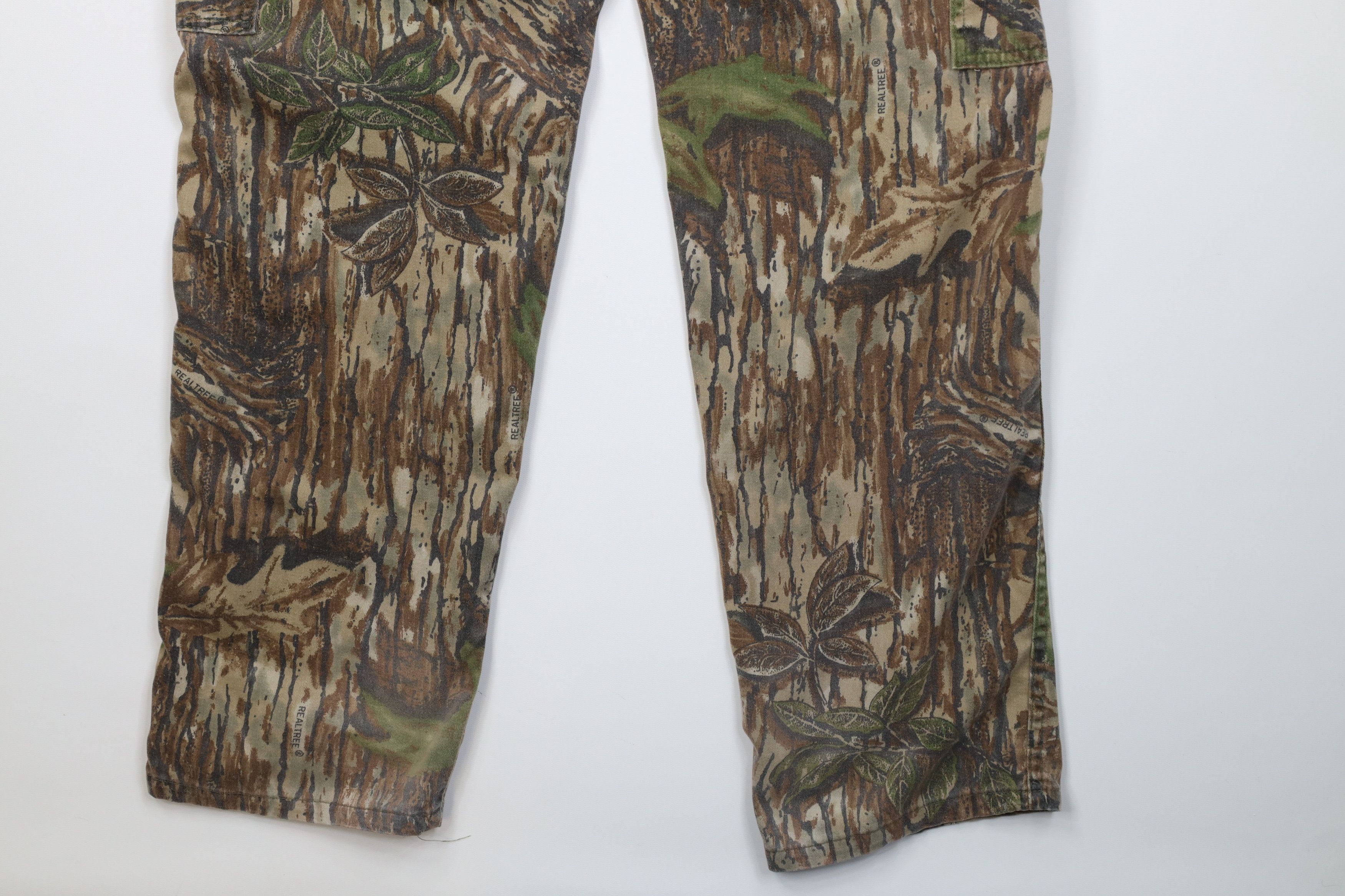 Vintage Vintage 90s Streetwear Camouflage Wide Leg Cargo Pants USA Size US 32 / EU 48 - 14 Thumbnail