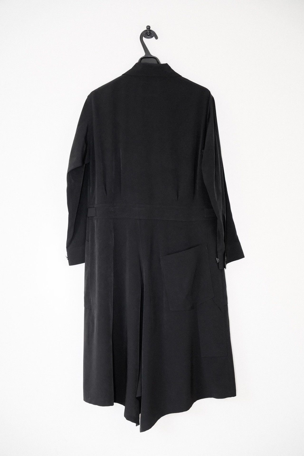 Yohji Yamamoto Yohji Yamamoto 23AW Black Mid-Length Coat Size M / US 6-8 / IT 42-44 - 8 Thumbnail