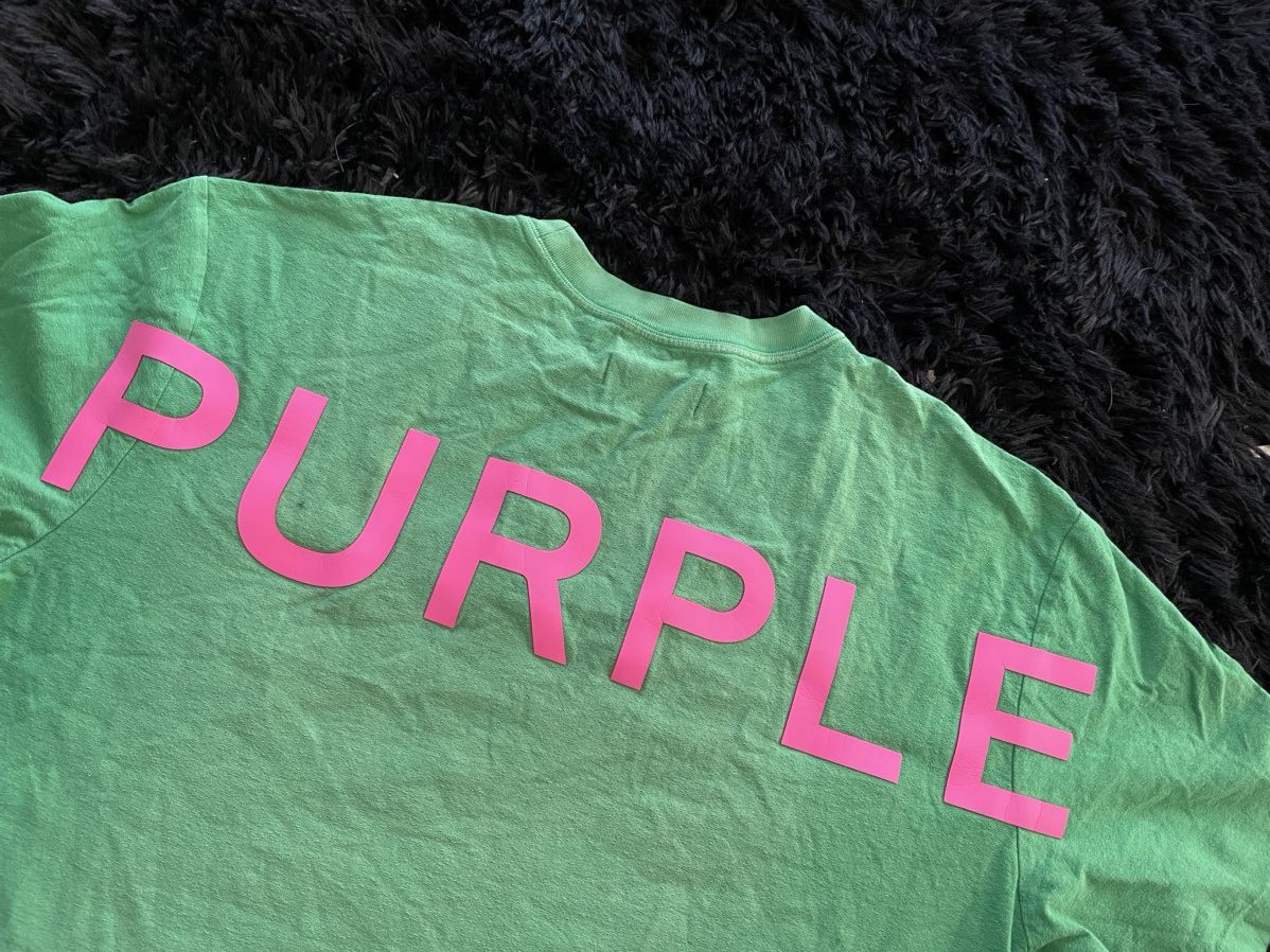 Purple Brand Purple Brand Green Tee Size US XL / EU 56 / 4 - 8 Thumbnail