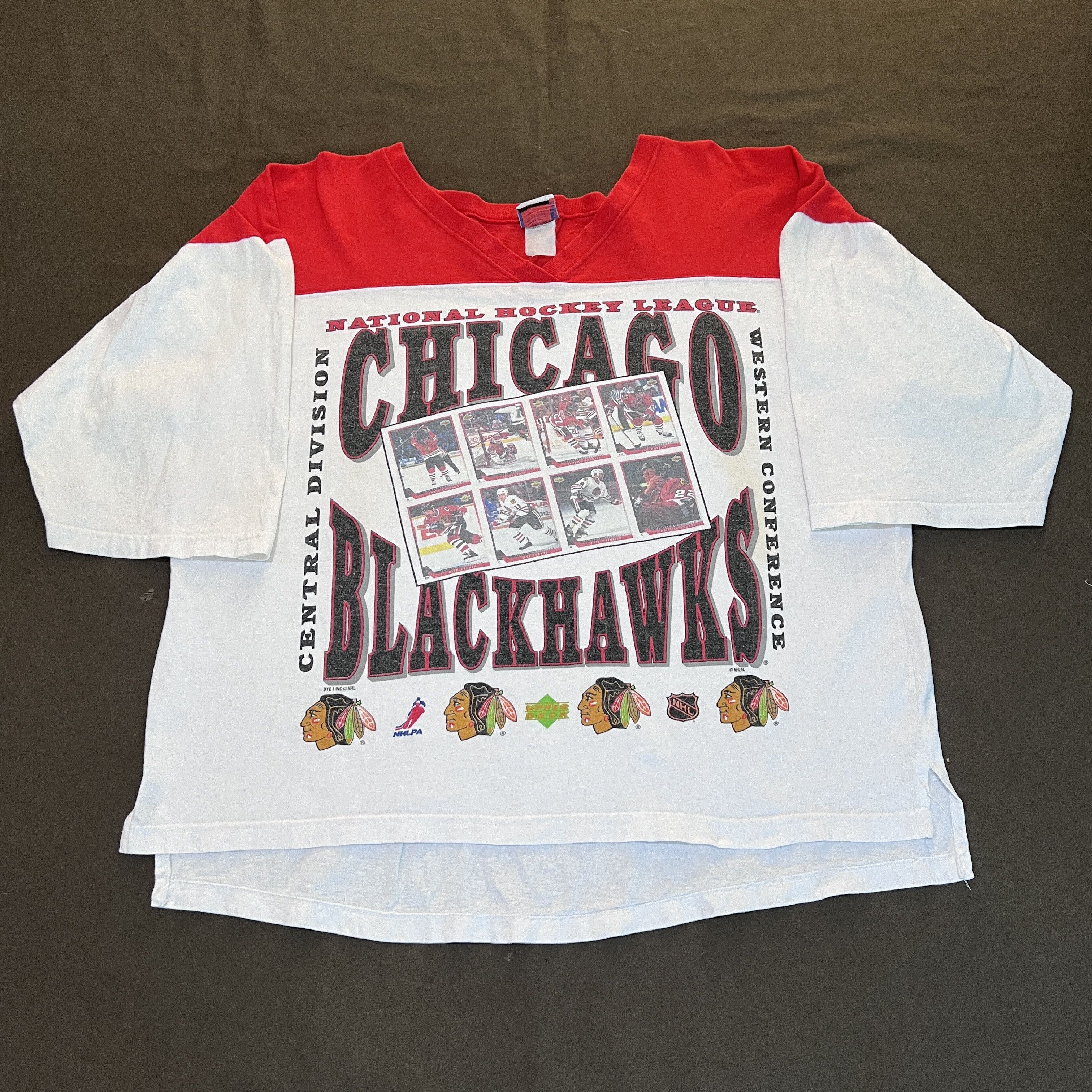 NHL Vintage Chicago Blackhawks NHL Photography Tee 2XL Hockey Size US XXL / EU 58 / 5 - 1 Thumbnail