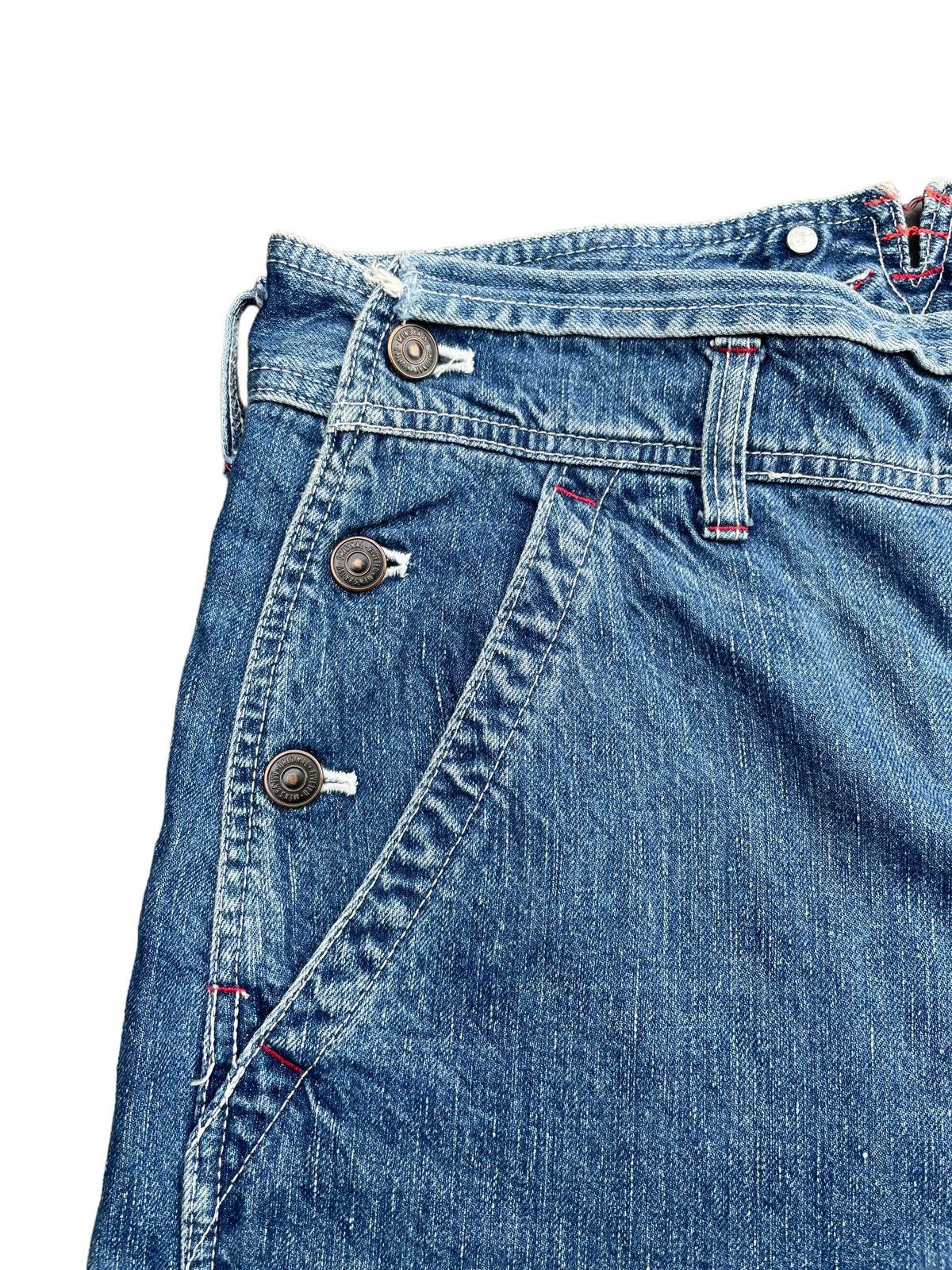 Japanese Brand Vintage Mens Batsu Denim Size US 34 / EU 50 - 5 Thumbnail
