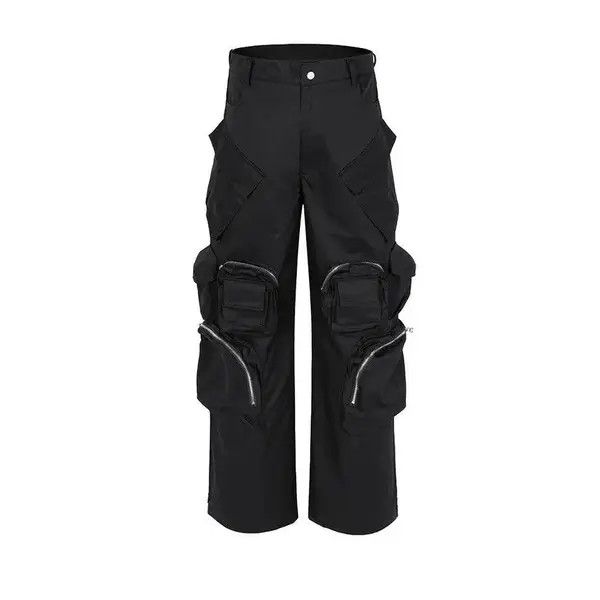 Japanese Brand Wide Cargo Pants High Street with Poker Straight Baggy Y2K Size US 32 / EU 48 - 6 Thumbnail