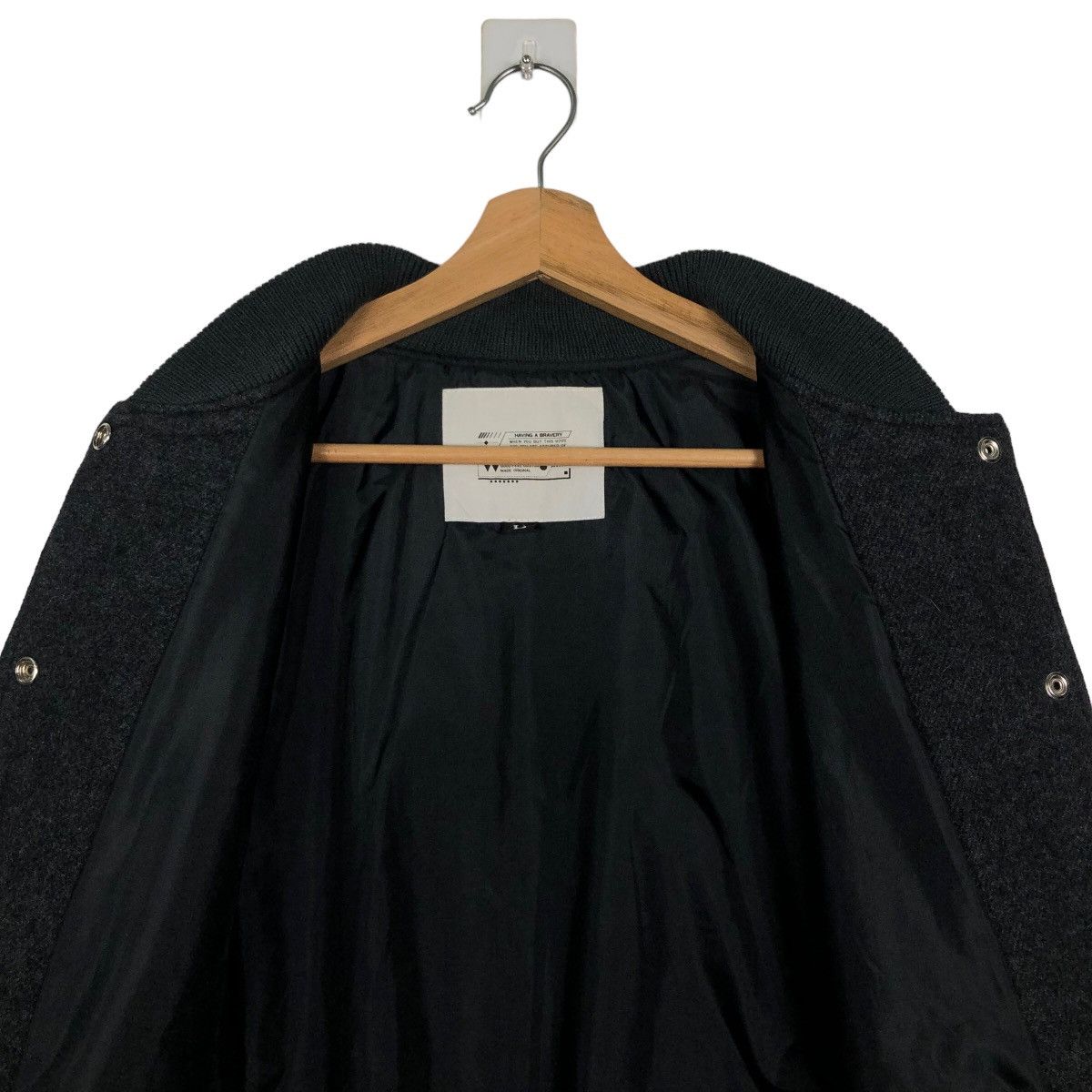 Japanese Brand 🔥90’s World Worth Vintage Varsity Jacket Issey Miyake Size US L / EU 52-54 / 3 - 11 Thumbnail