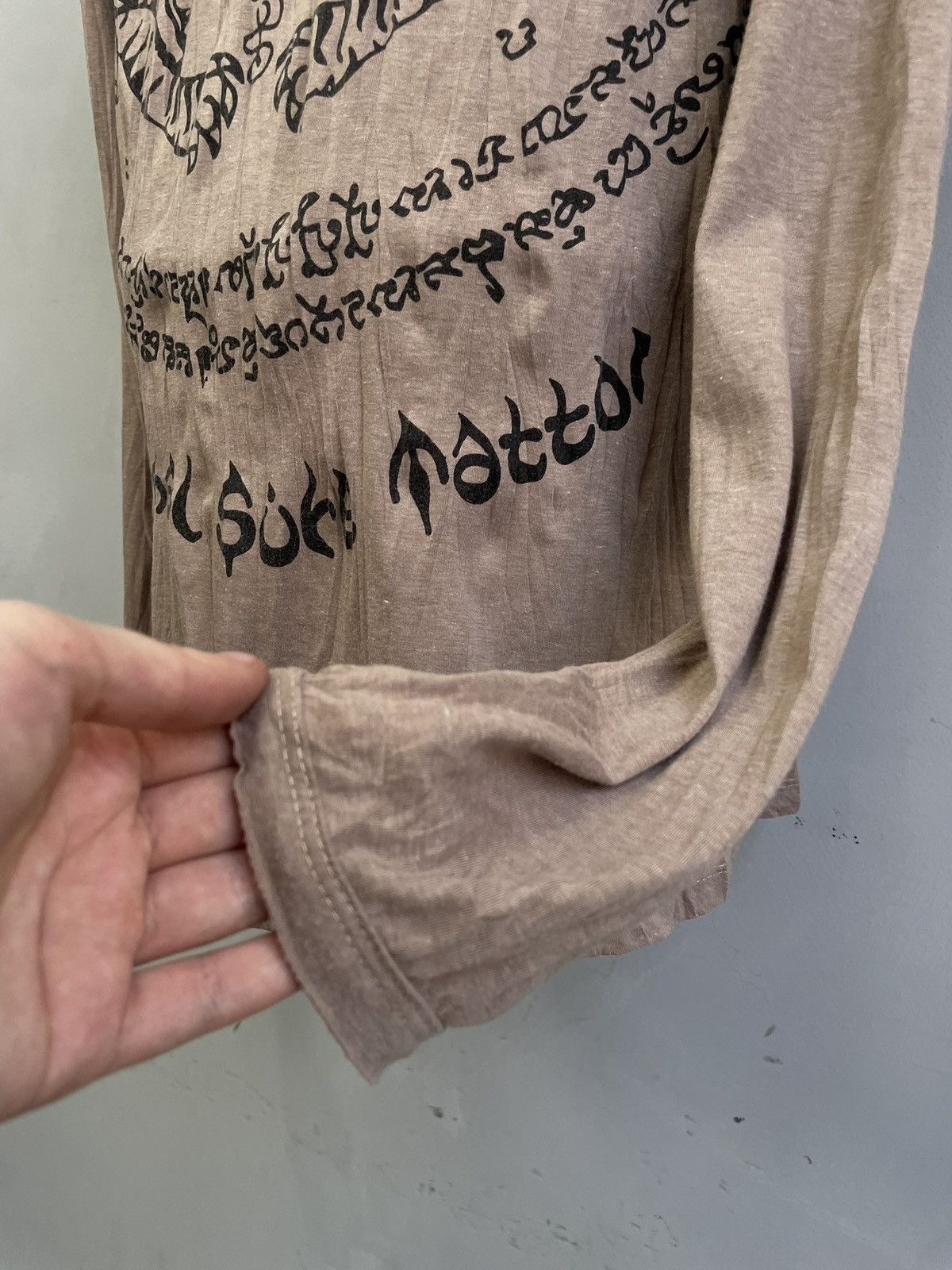 Jean Paul Gaultier JPG style overprint hoodie hippie vintage hype y2k Size US M / EU 48-50 / 2 - 8 Thumbnail
