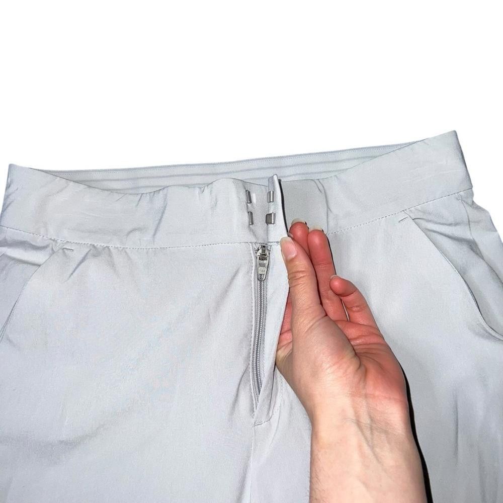 Designer Athleta Tribeca Crop Pant Tern Grey Size 2 Wide Leg Size 26" / US 2 / IT 38 - 9 Thumbnail