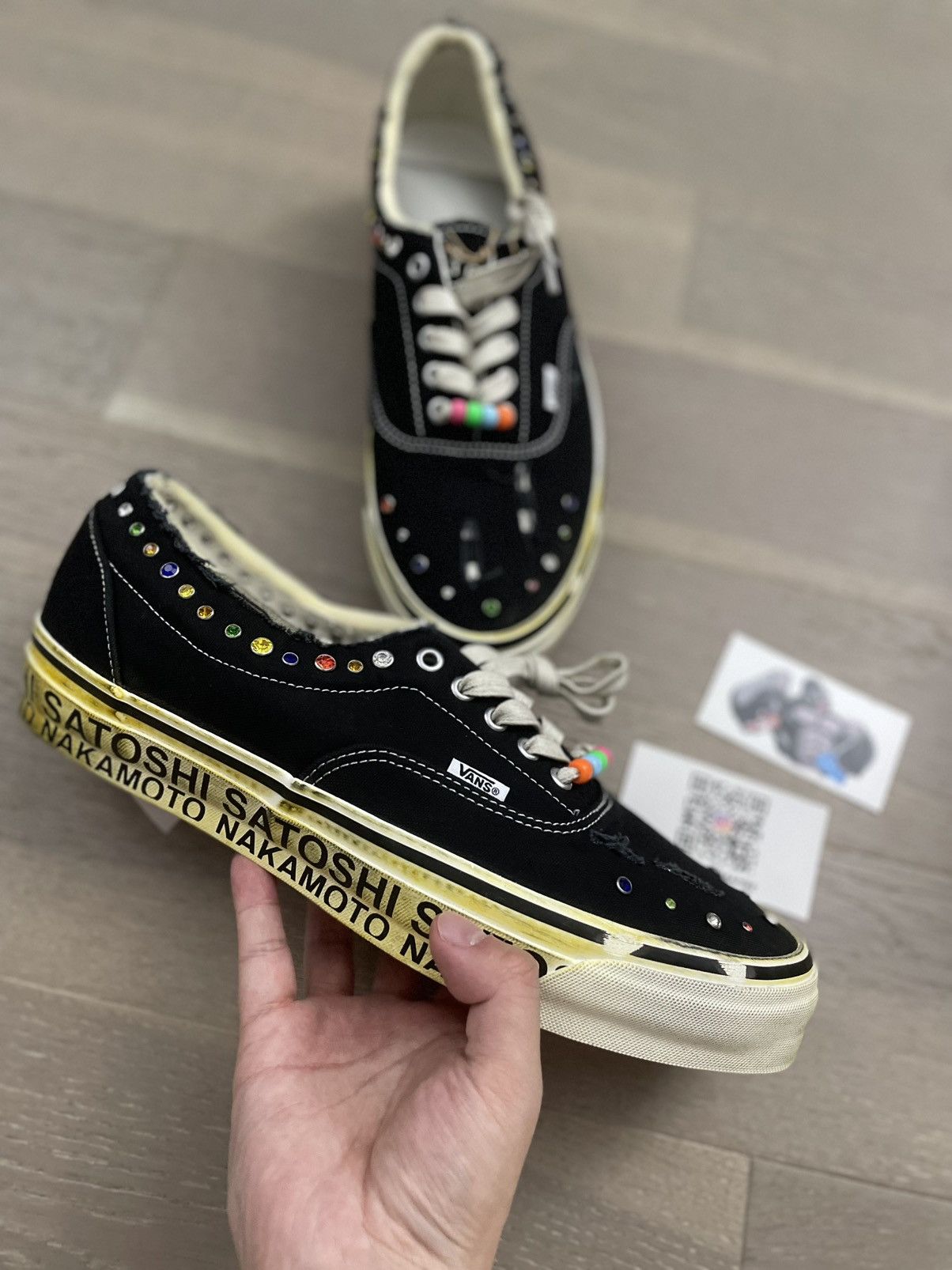 Satoshi Nakamoto × Vans Satoshi Nakamoto OTW Old Skool Vans Pearlized Size US 13 / EU 46 - 5 Thumbnail