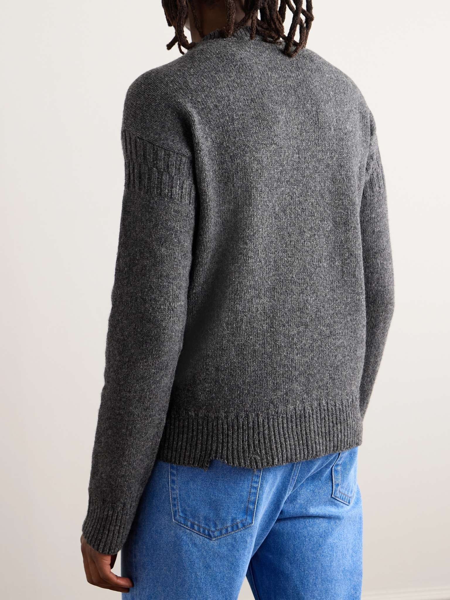 Marni o1w1db11125 Panelled Virgin Wool Sweater in Multicolor Size US XL / EU 56 / 4 - 2 Thumbnail