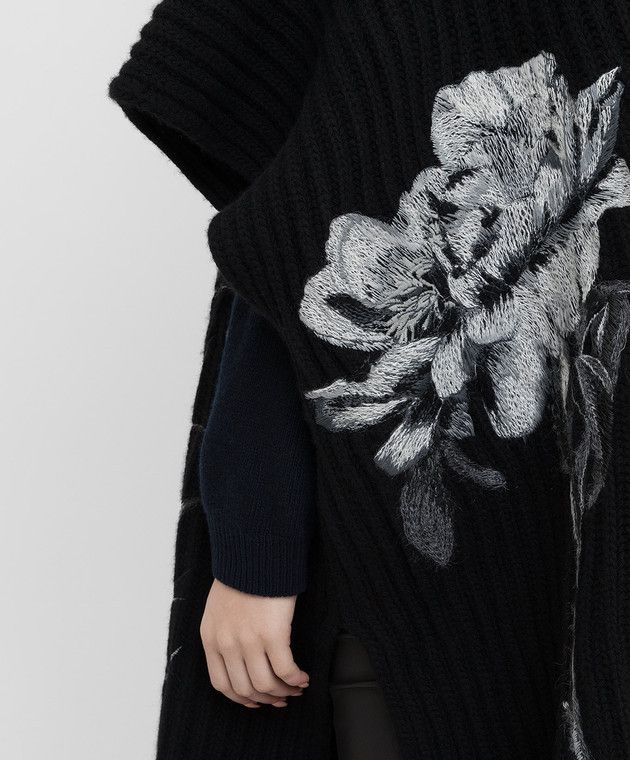 Valentino o1y0326 Cardigan in Black Size S / US 4 / IT 40 - 4 Thumbnail